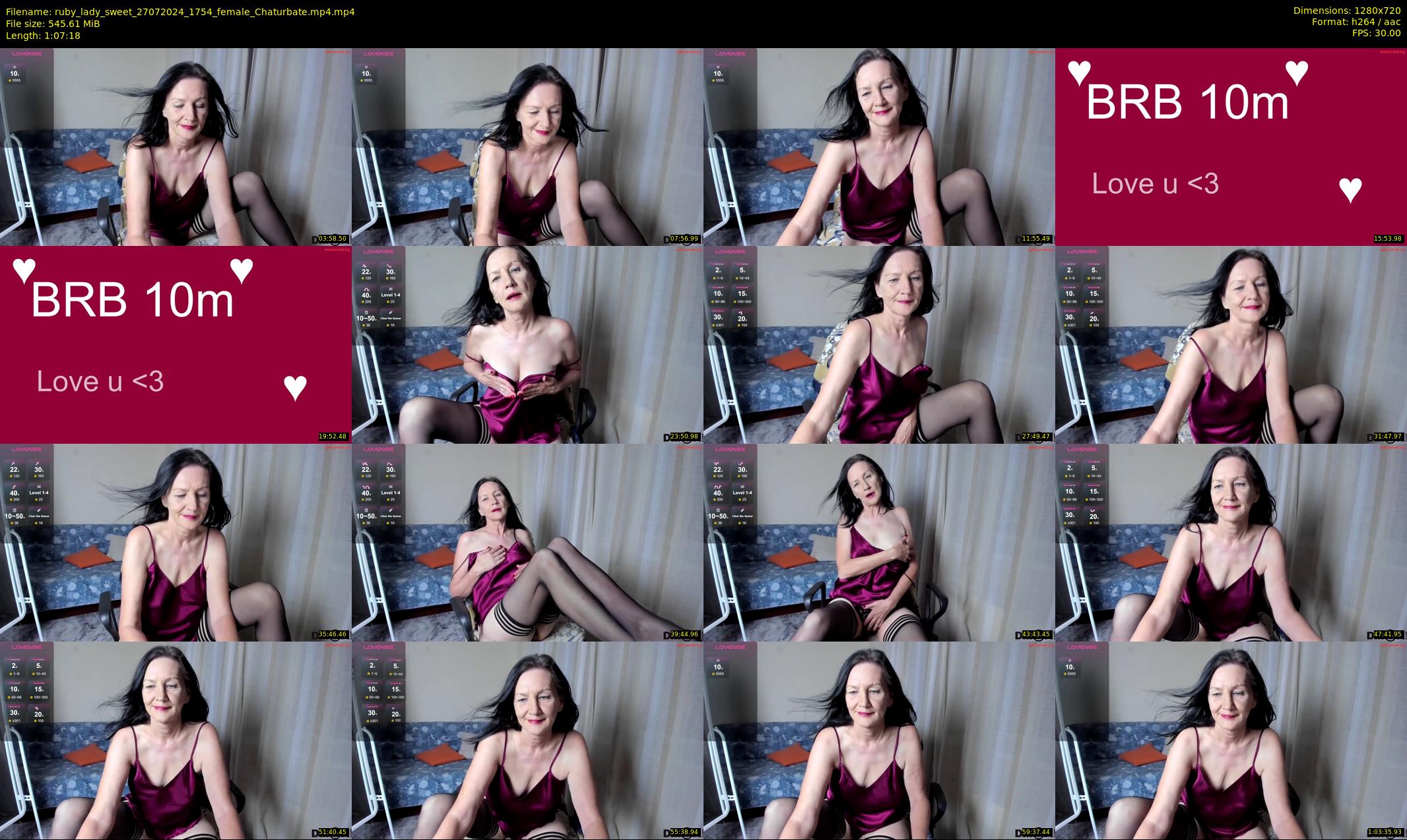 ruby_lady_sweet — 68 minute Chaturbate female cam show recording, 720p, Jul 27, 2024