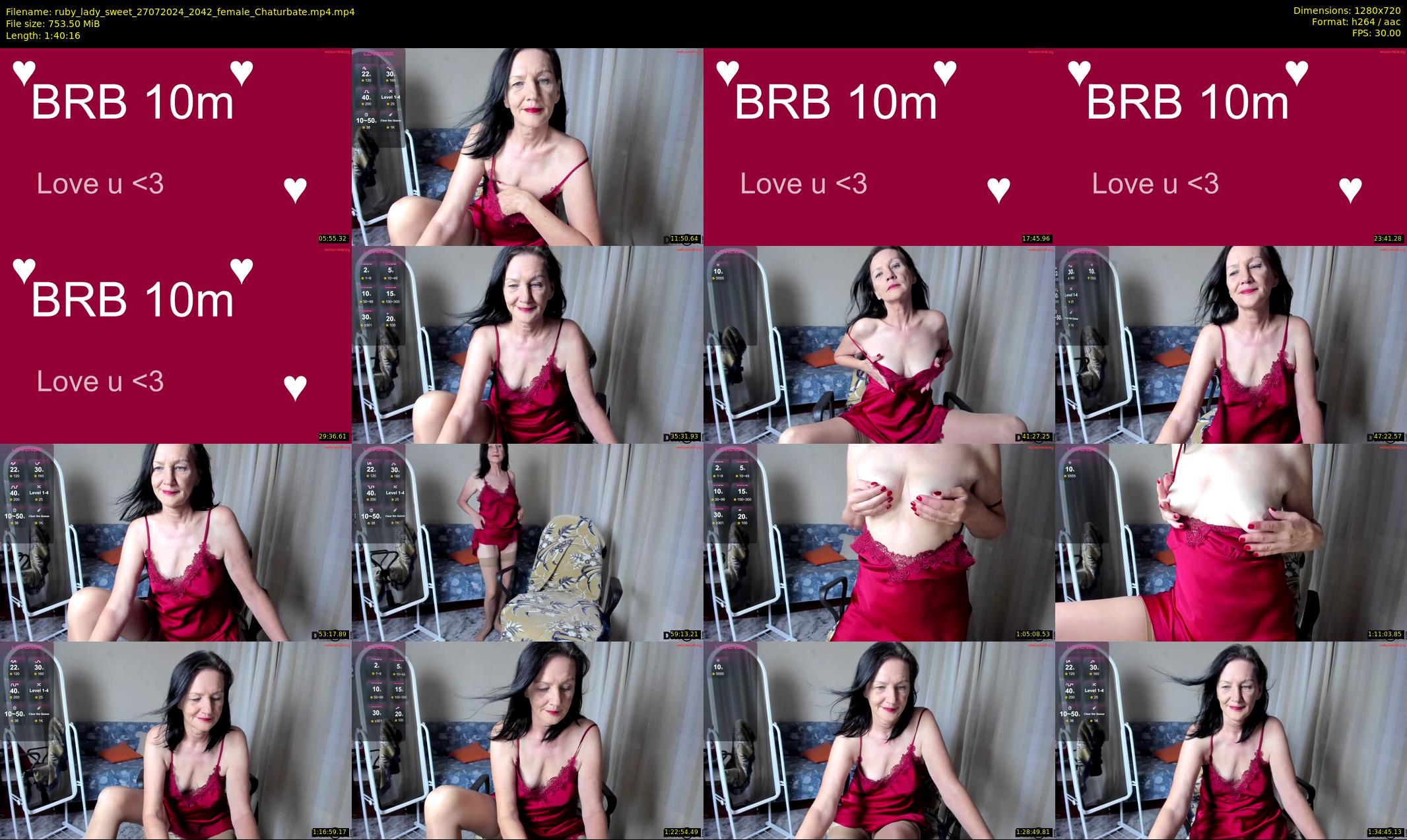 ruby_lady_sweet — 101 minute Chaturbate female cam show recording, 720p, Jul 27, 2024