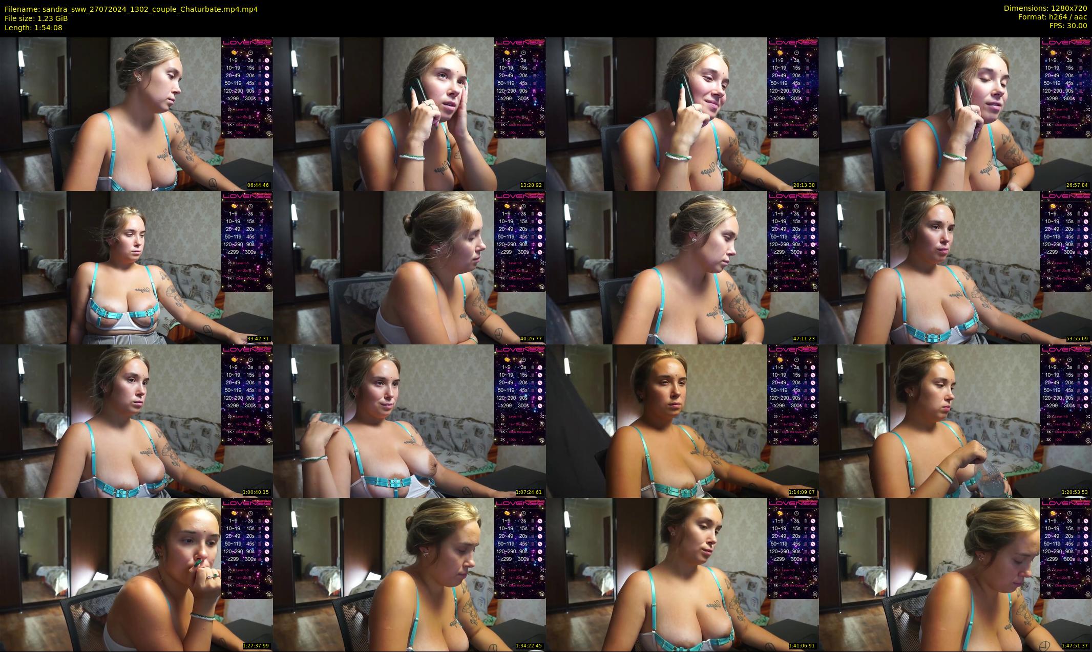 sandra_sww — 115 minute Chaturbate couple cam show recording, 720p, Jul 27, 2024