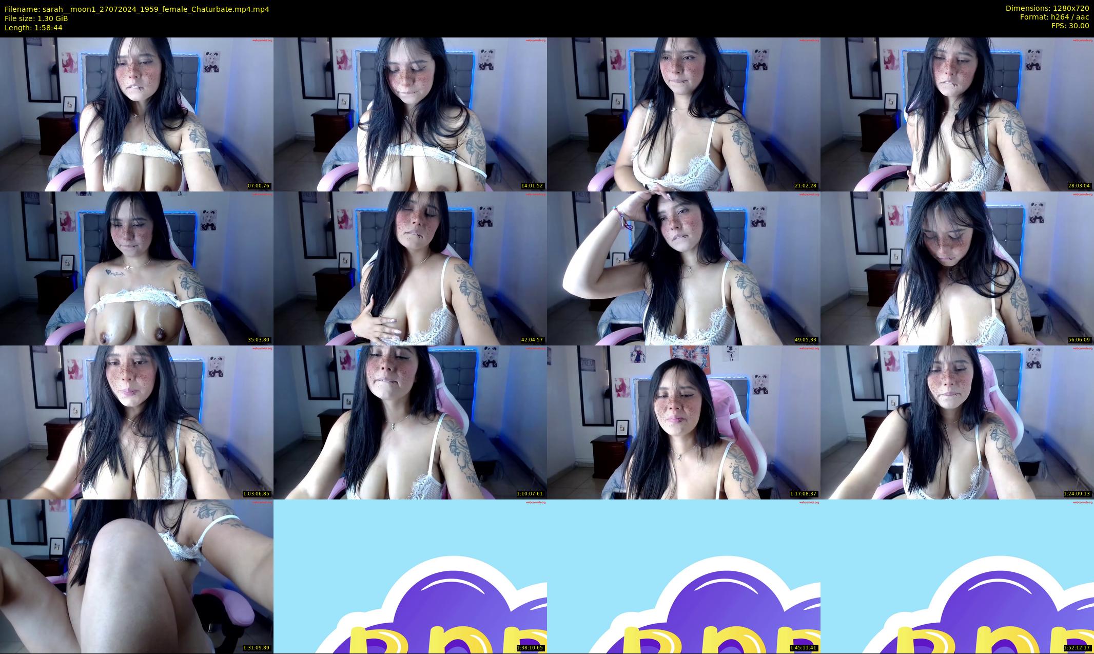 sarah__moon1 — 119 minute Chaturbate female cam show recording, 720p, Jul 27, 2024