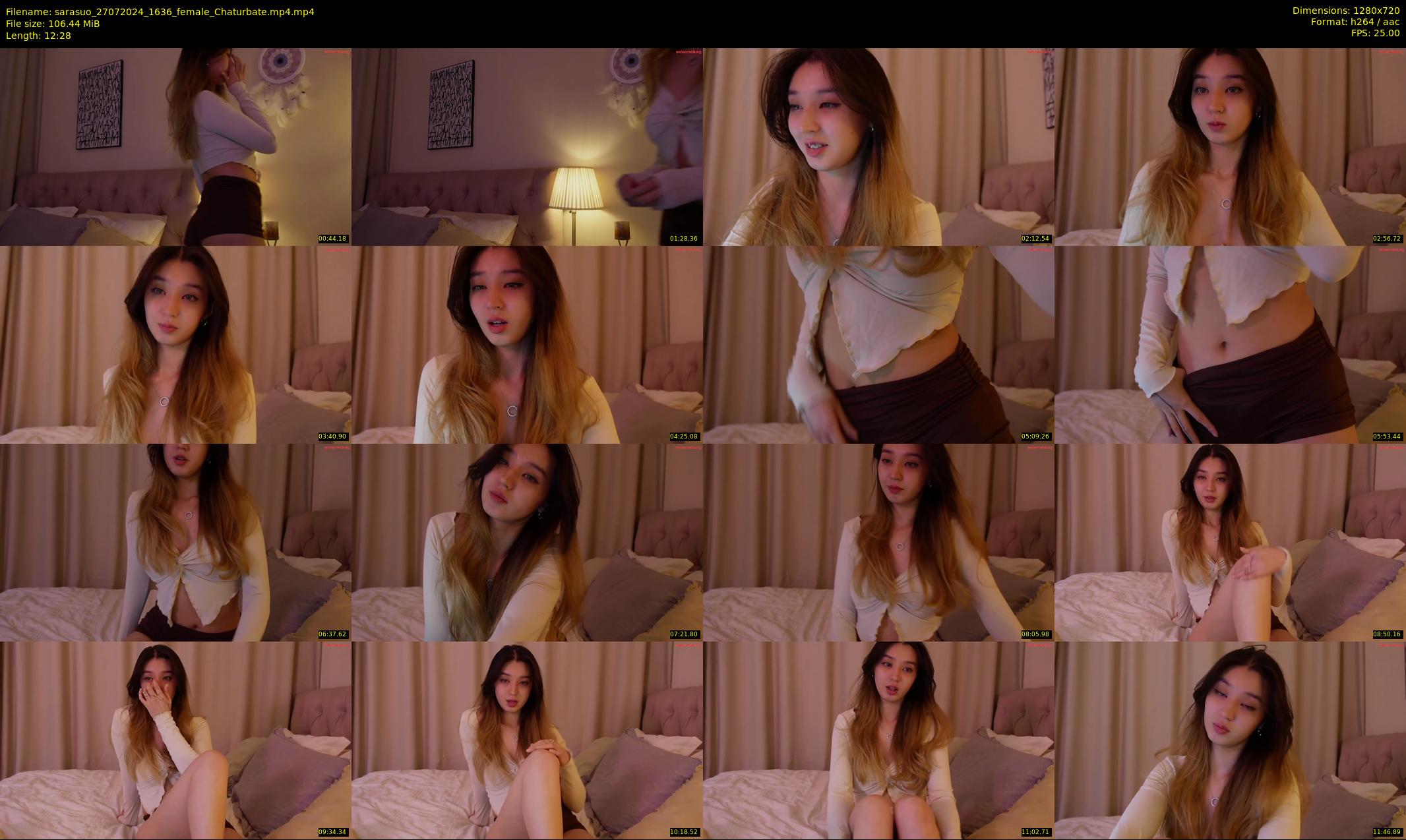 sarasuo — 13 minute Chaturbate female cam show recording, 720p, Jul 27, 2024