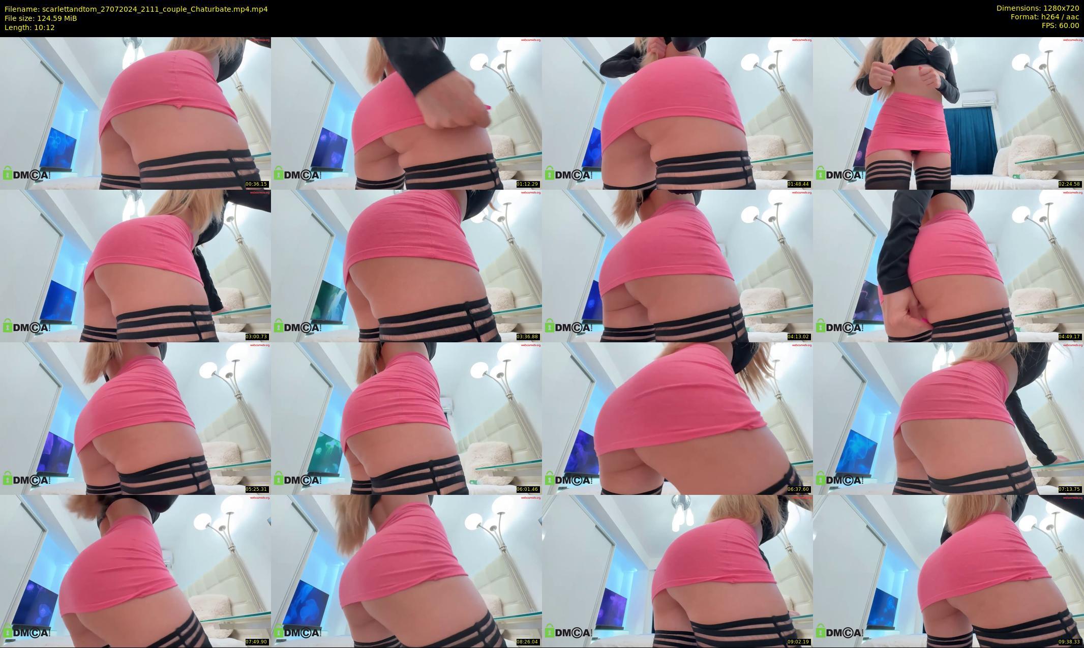 scarlettandtom — 11 minute Chaturbate couple cam show recording, 720p, Jul 27, 2024