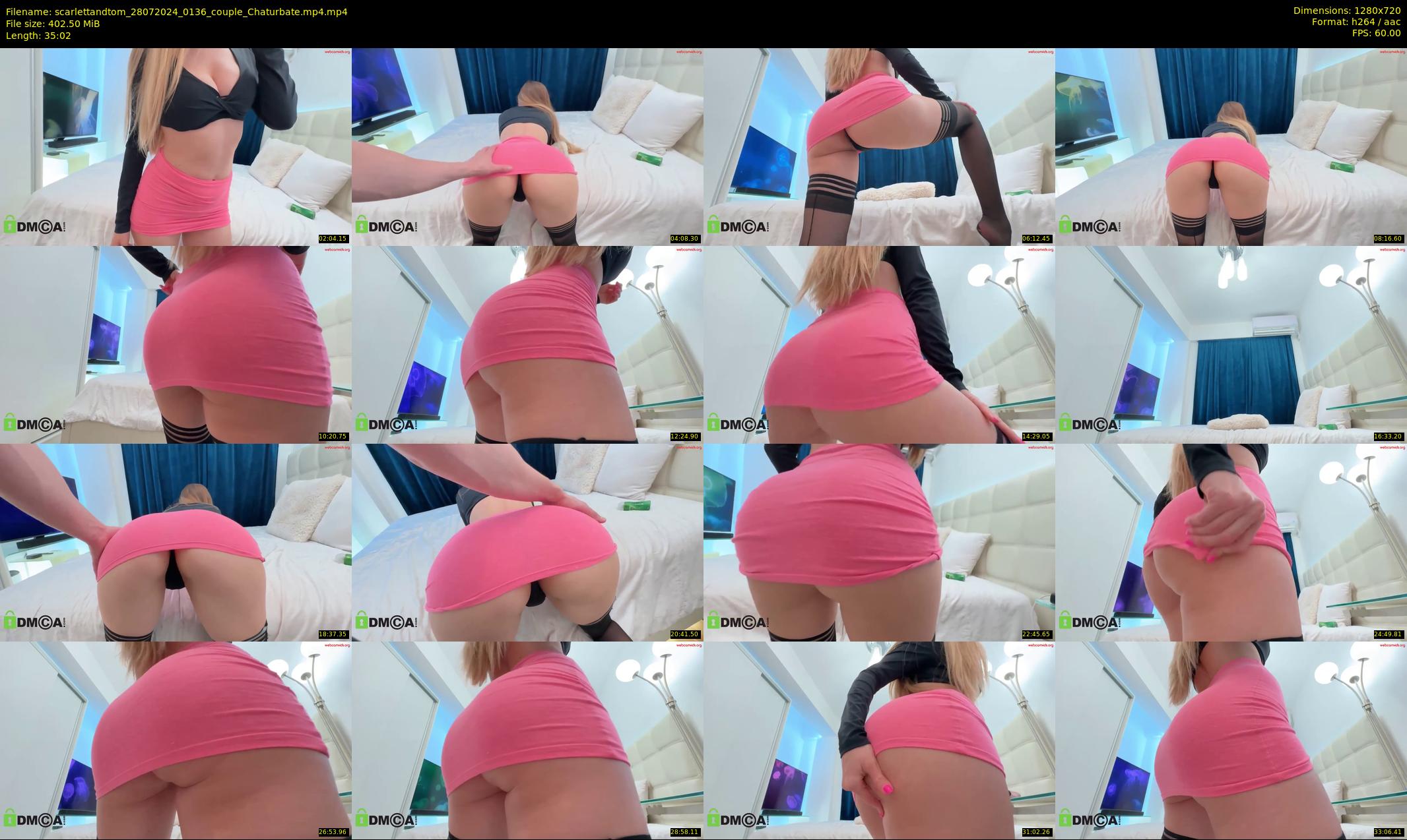 scarlettandtom — 36 minute Chaturbate couple cam show recording, 720p, Jul 28, 2024