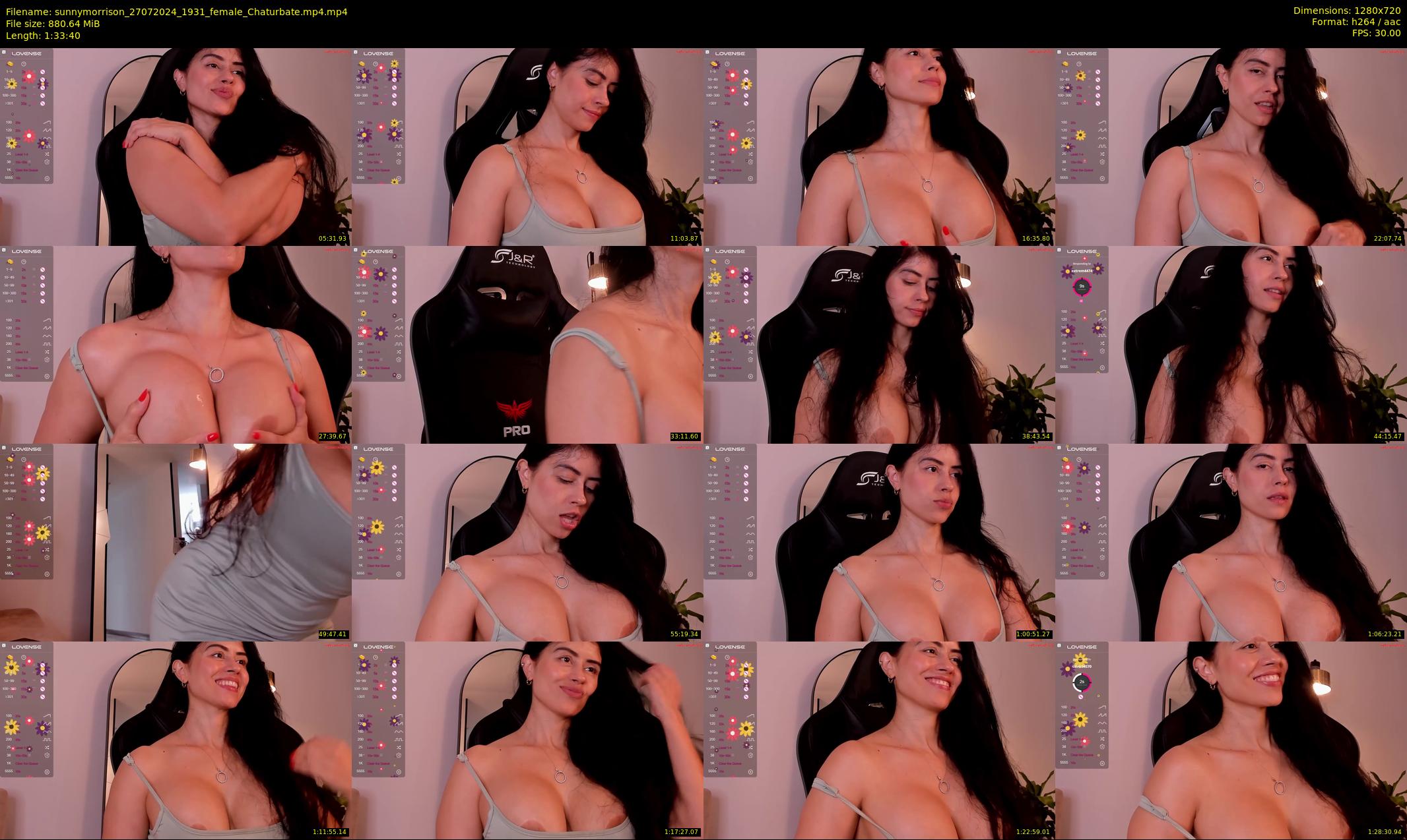 sunnymorrison — 94 minute Chaturbate female cam show recording, 720p, Jul 27, 2024