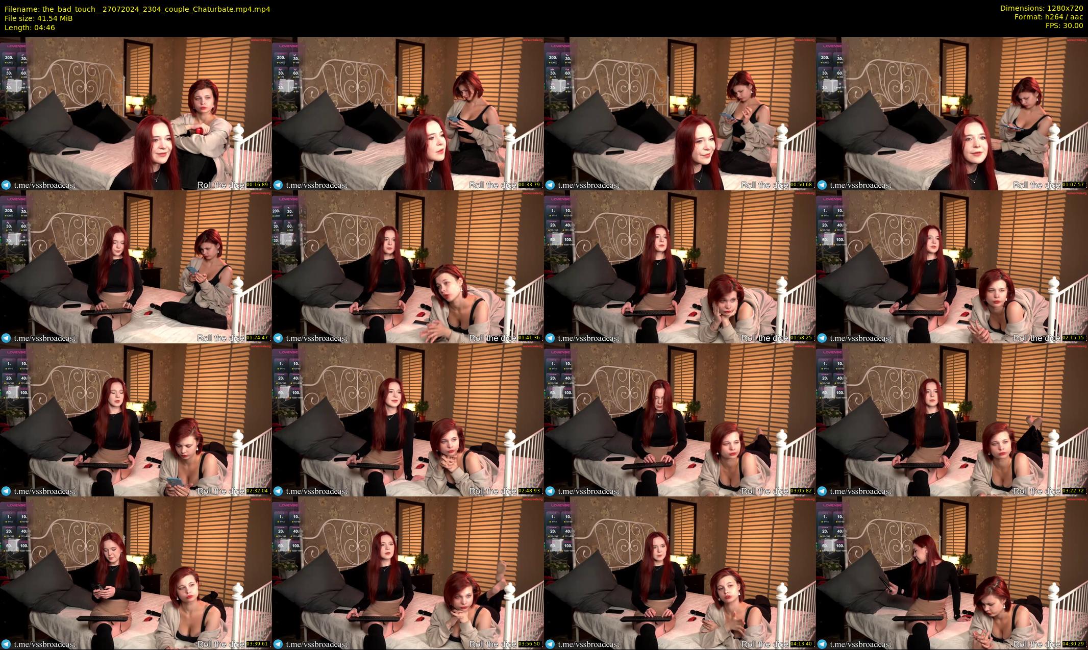 the_bad_touch_ — 5 minute Chaturbate couple cam show recording, 720p, Jul 27, 2024