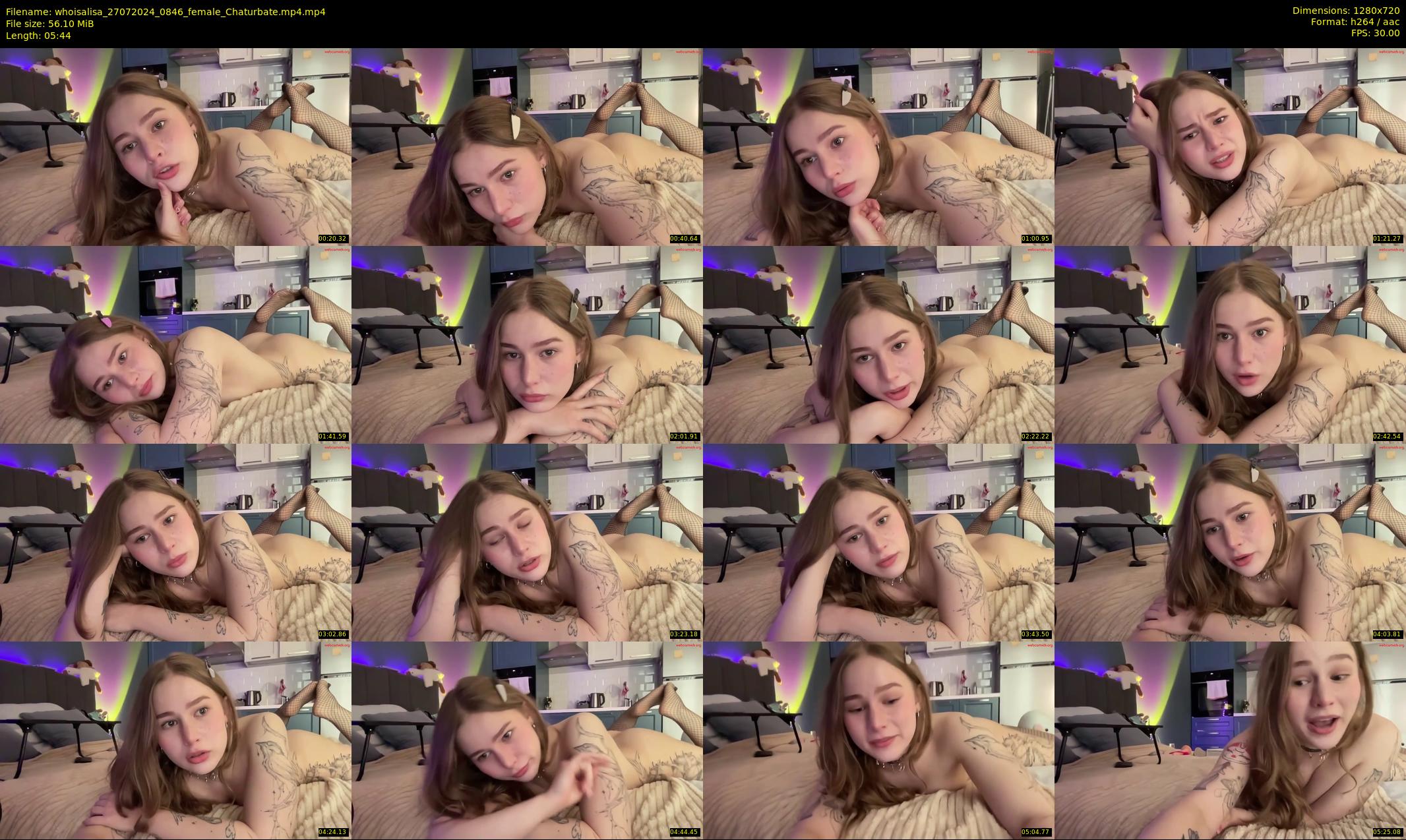 whoisalisa — 6 minute Chaturbate female cam show recording, 720p, Jul 27, 2024