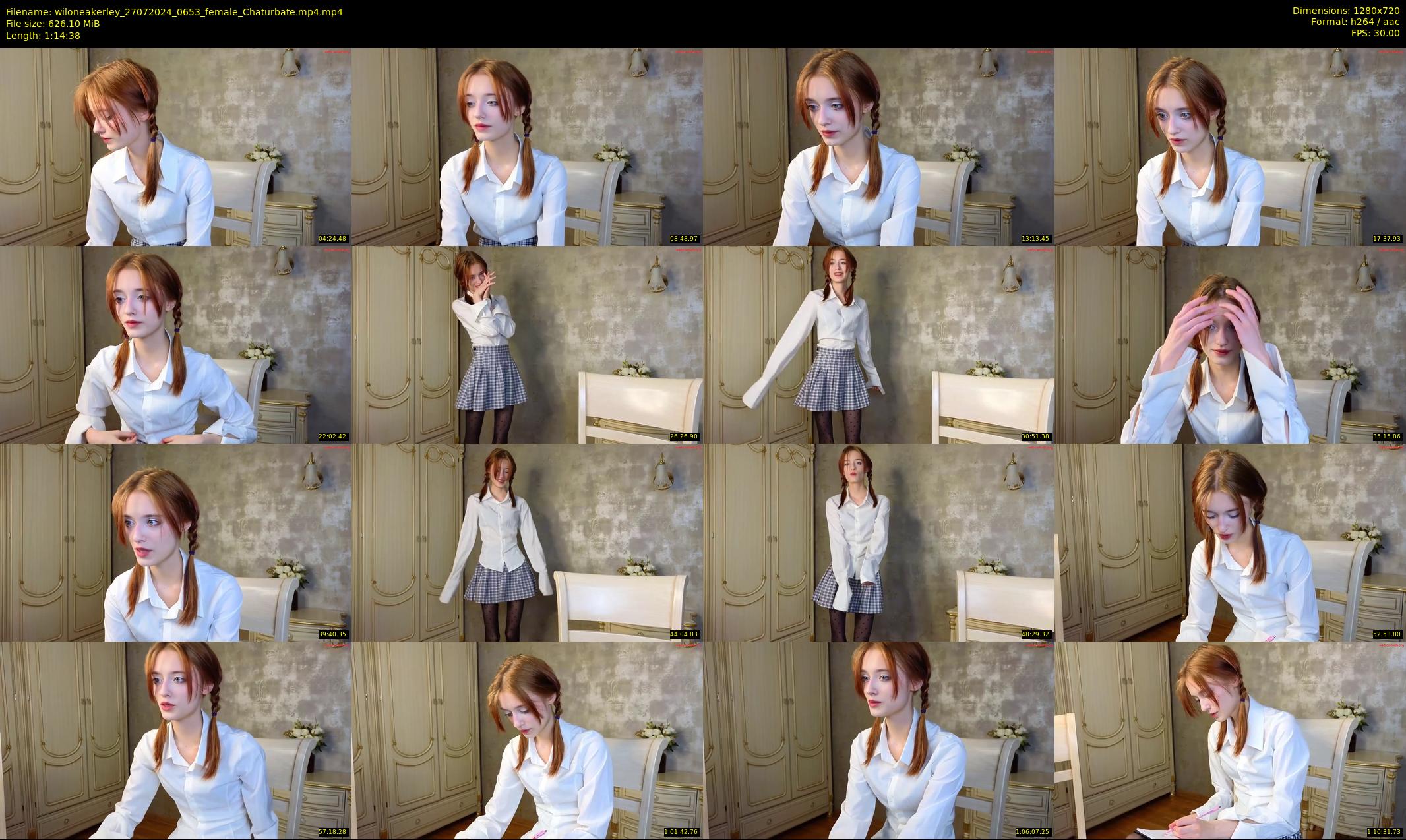 wiloneakerley — 75 minute Chaturbate female cam show recording, 720p, Jul 27, 2024