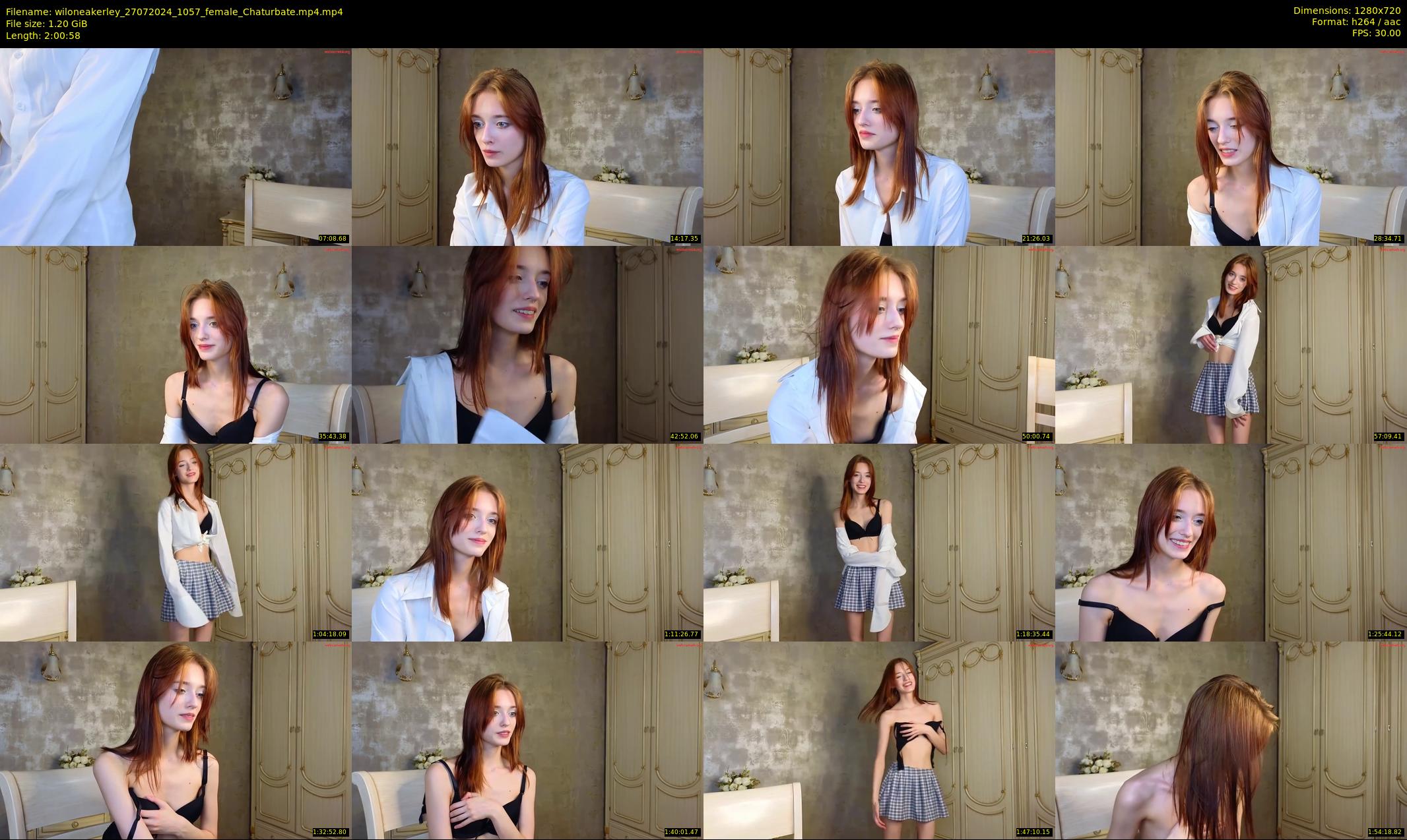 wiloneakerley — 121 minute Chaturbate female cam show recording, 720p, Jul 27, 2024