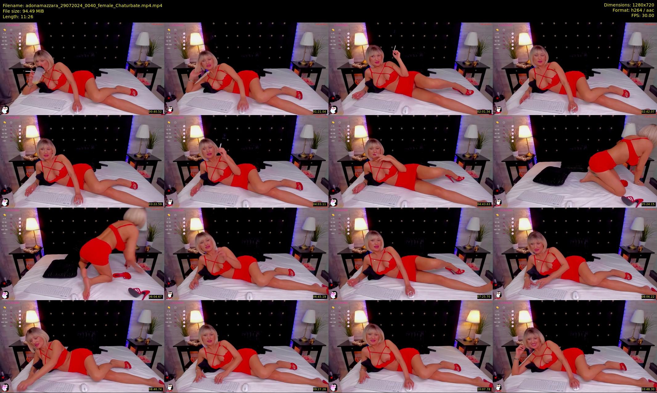 adonamazzara — 12 minute Chaturbate female cam show recording, 720p, Jul 29, 2024