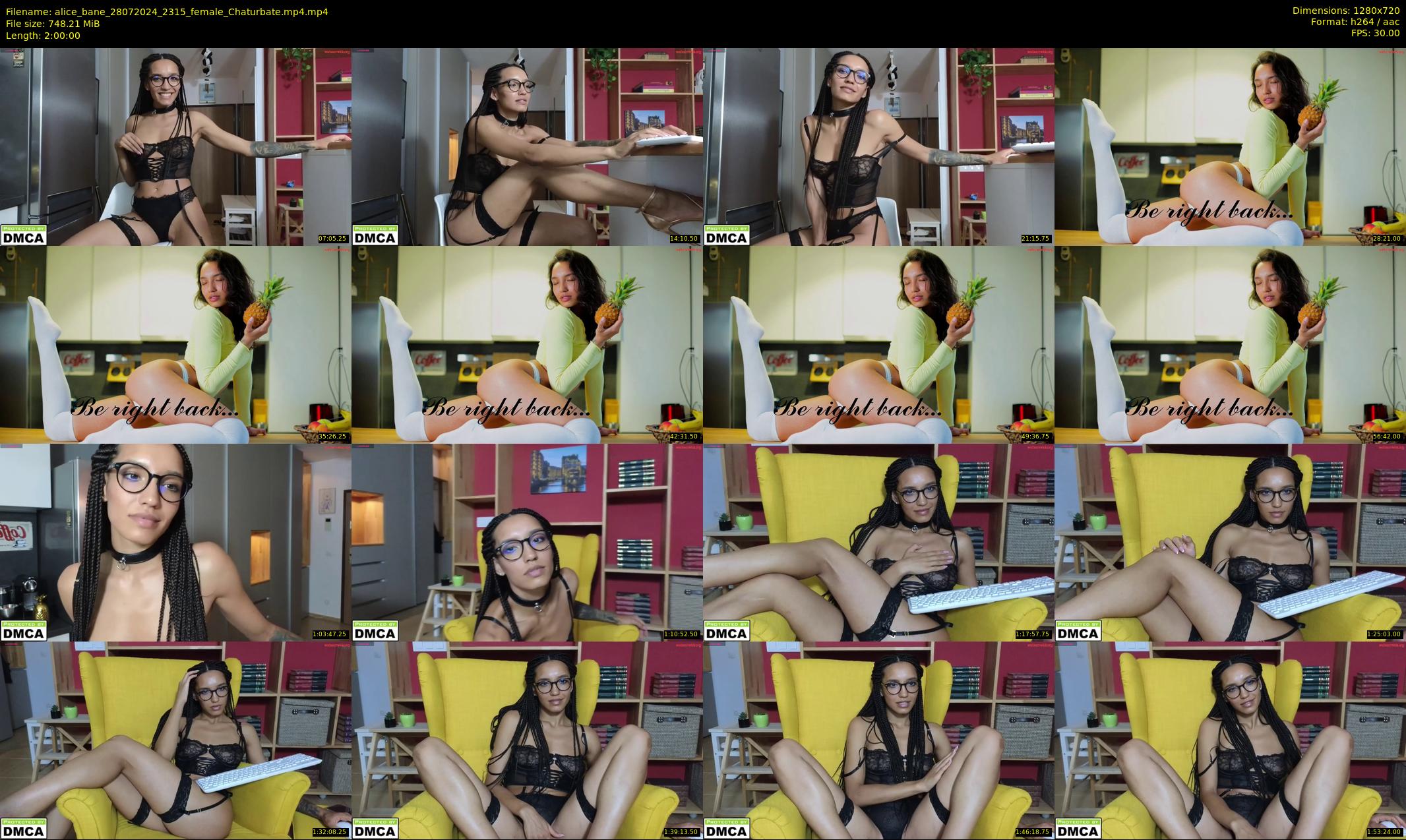alice_bane — 120 minute Chaturbate female cam show recording, 720p, Jul 28, 2024