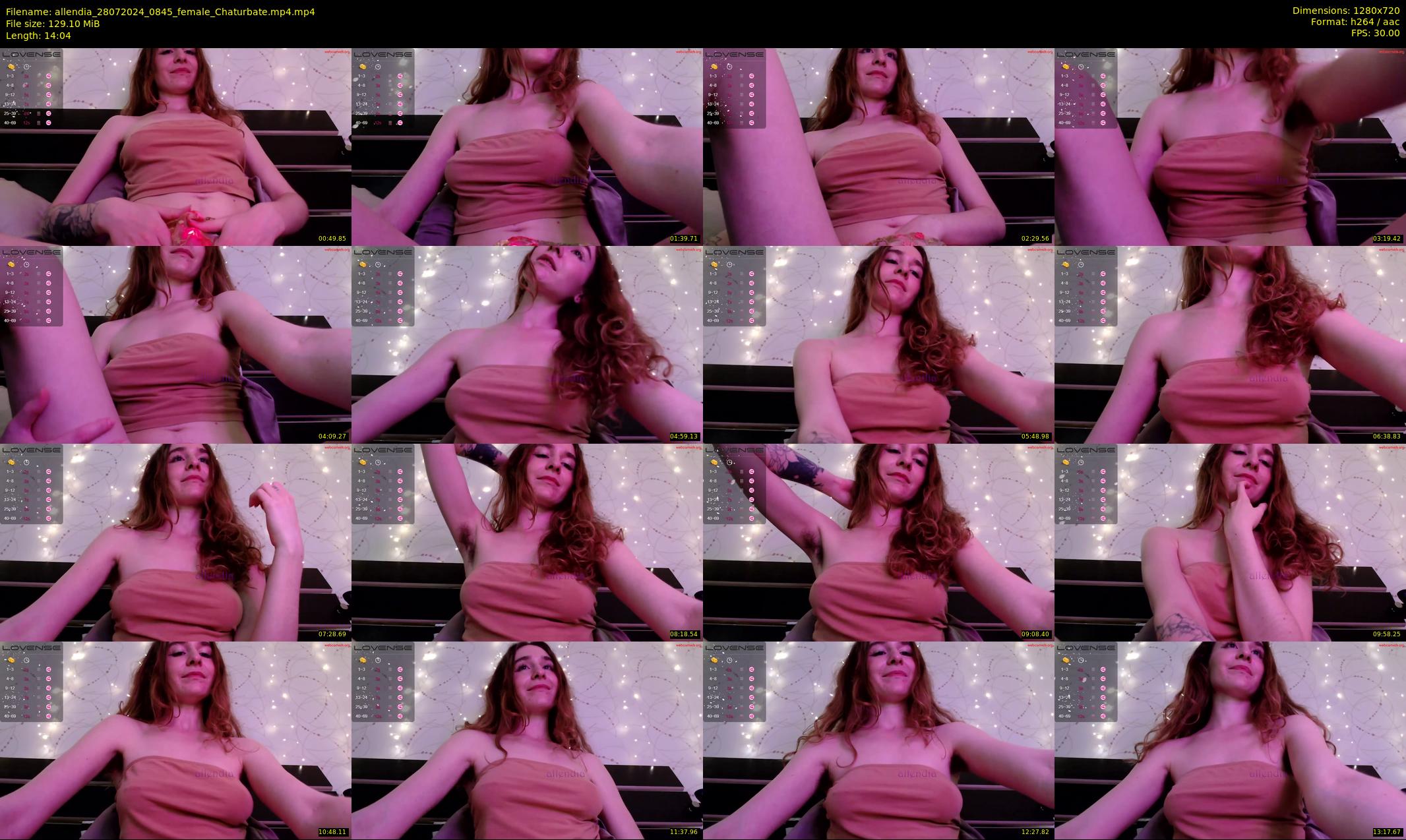 allendia — 15 minute Chaturbate female cam show recording, 720p, Jul 28, 2024