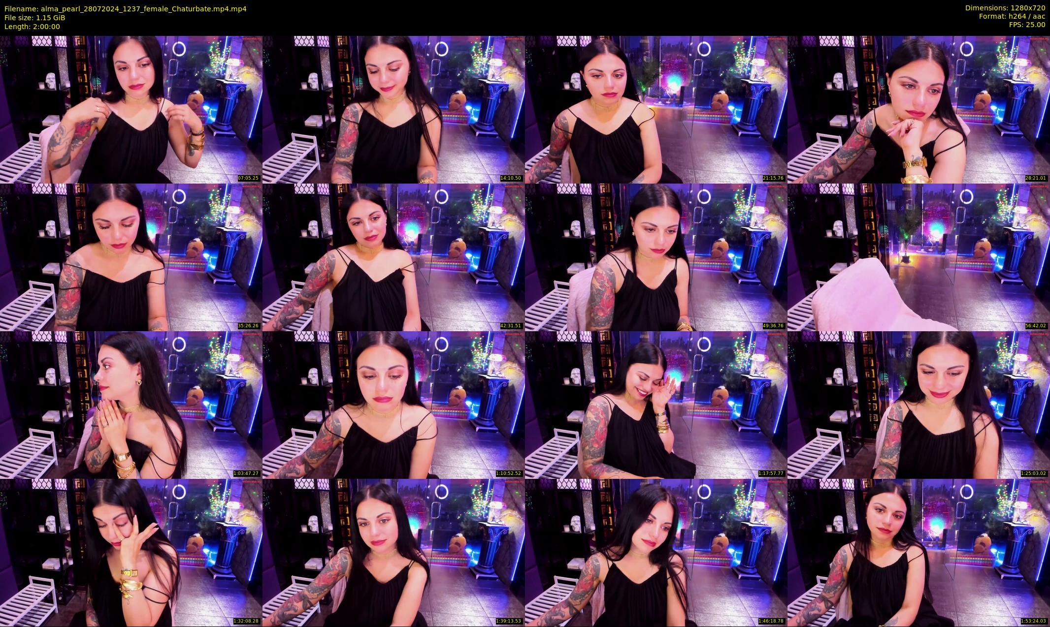 alma_pearl — 120 minute Chaturbate female cam show recording, 720p, Jul 28, 2024