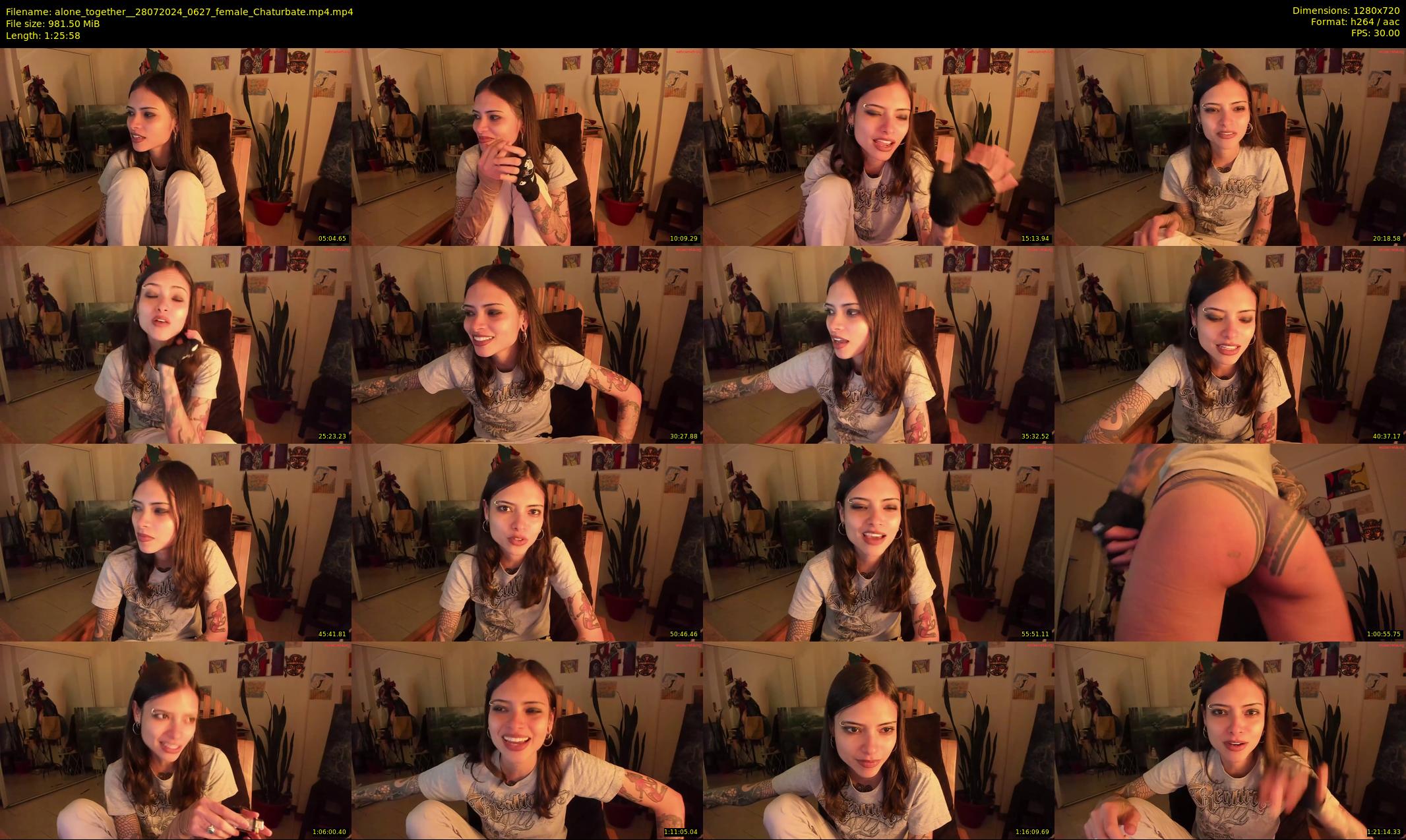 alone_together_ — 86 minute Chaturbate female cam show recording, 720p, Jul 28, 2024