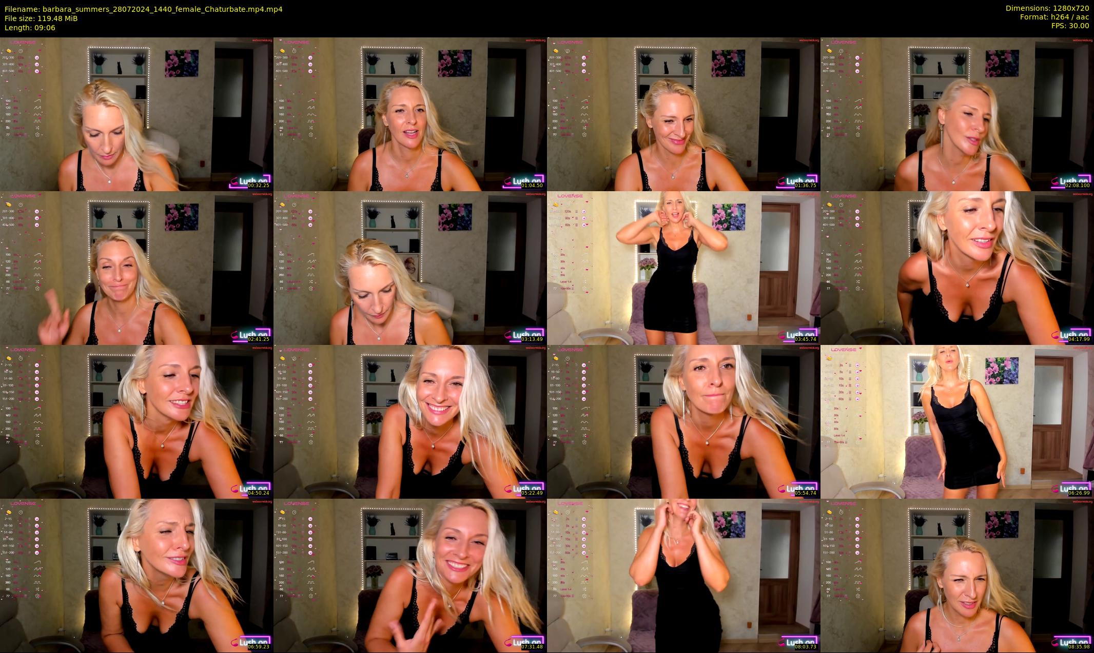 barbara_summers — 10 minute Chaturbate female cam show recording, 720p, Jul 28, 2024