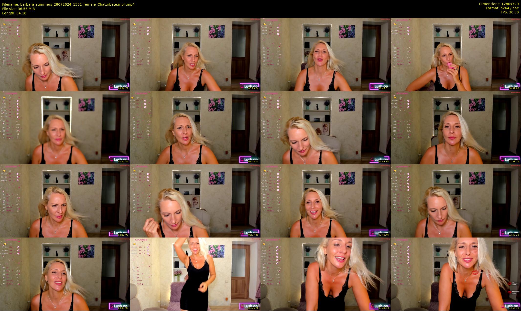 barbara_summers — 5 minute Chaturbate female cam show recording, 720p, Jul 28, 2024