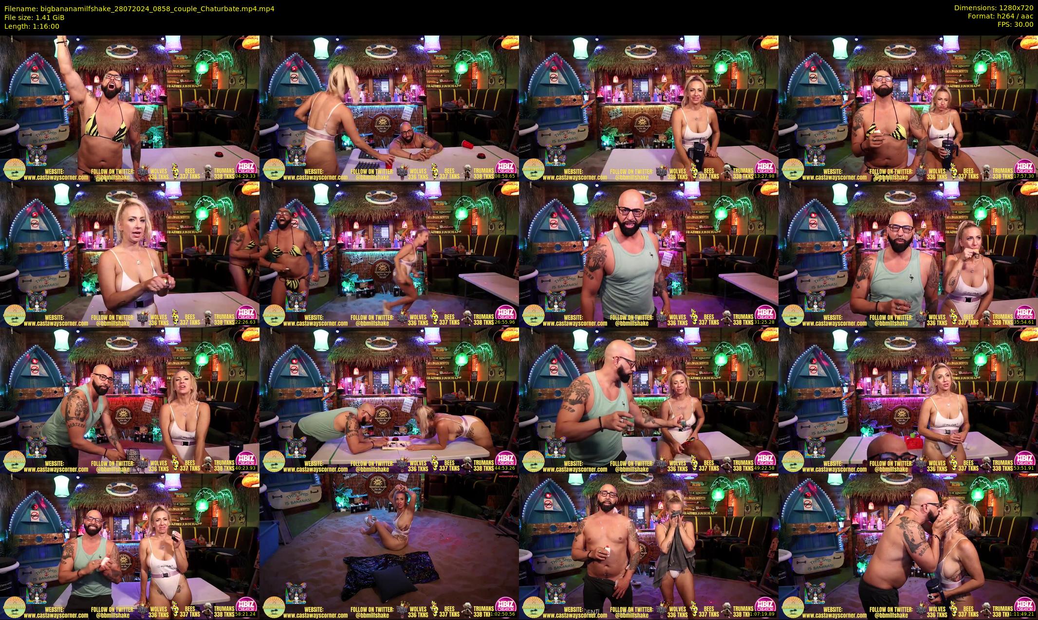 bigbananamilfshake — 76 minute Chaturbate couple cam show recording, 720p, Jul 28, 2024