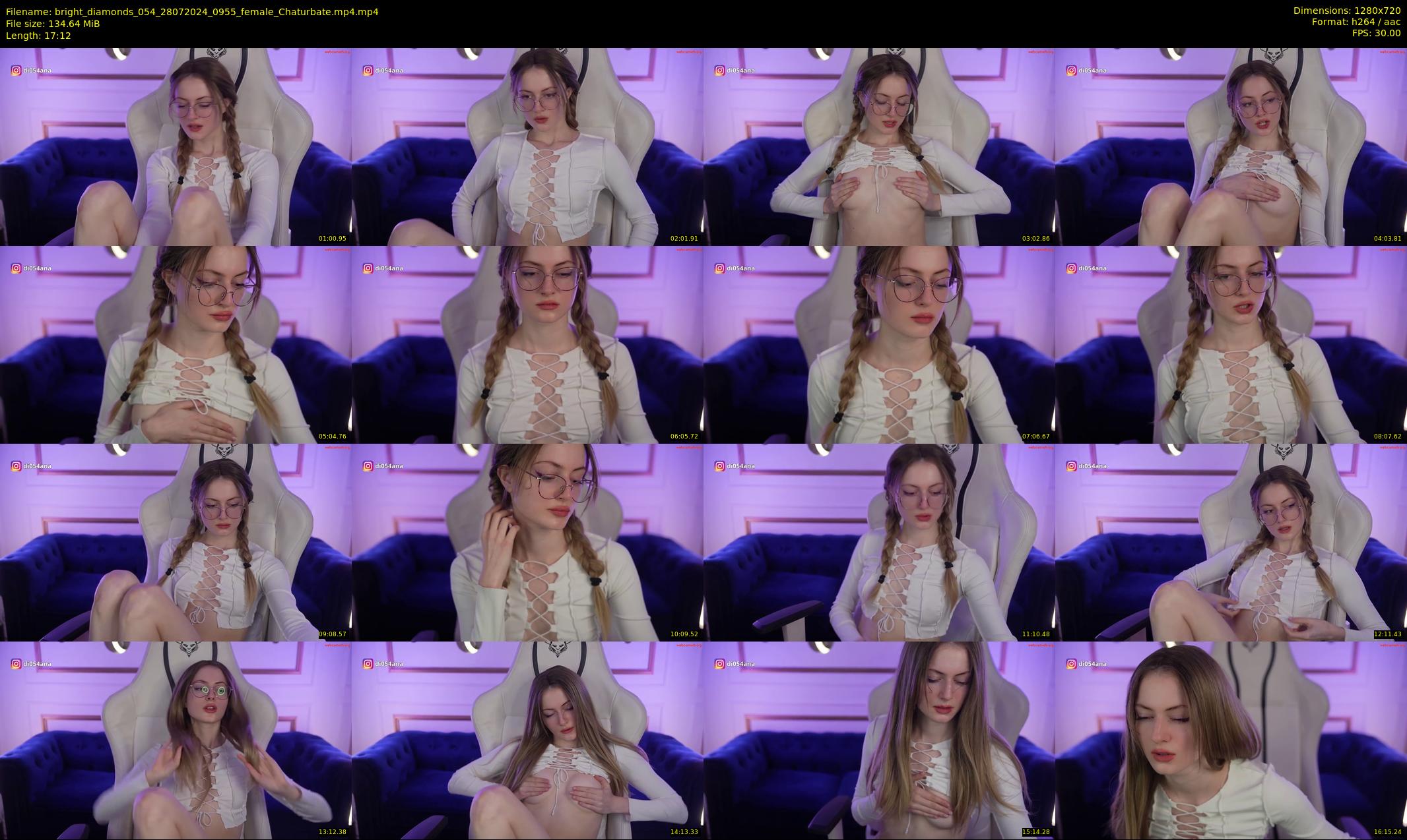 bright_diamonds_054 — 18 minute Chaturbate couple cam show recording, 720p, Jul 28, 2024
