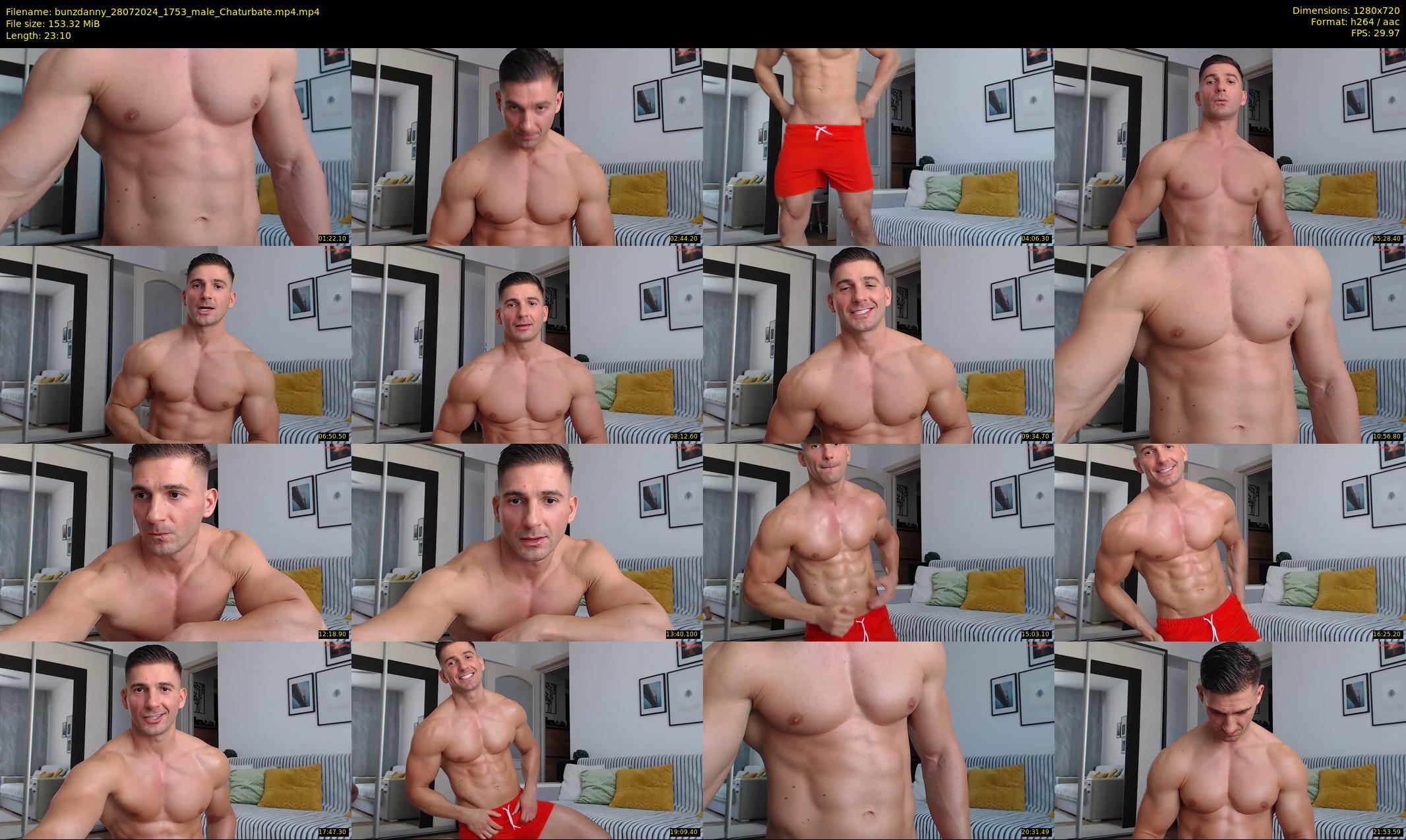 bunzdanny — 24 minute Chaturbate male cam show recording, 720p, Jul 28, 2024