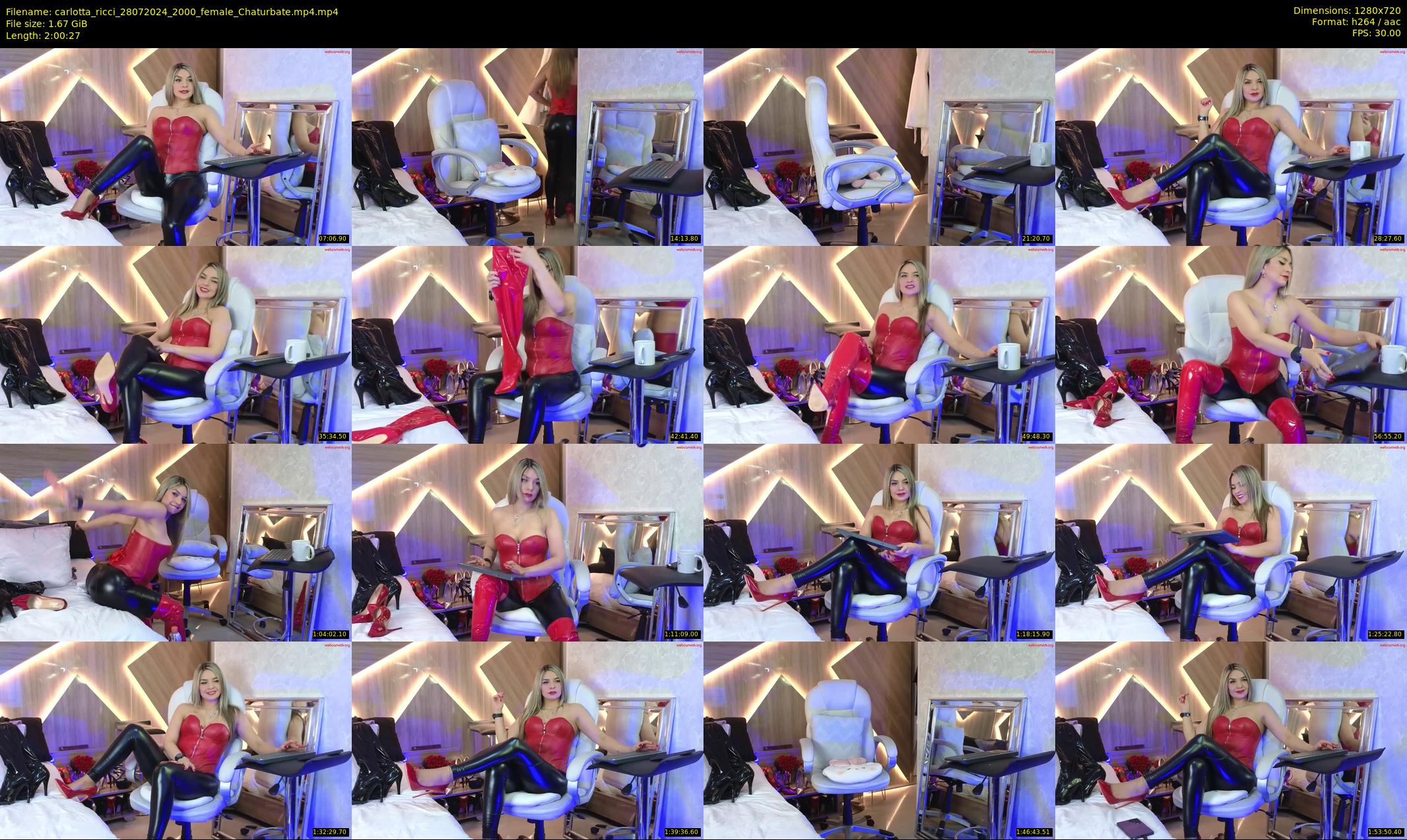 carlotta_ricci — 121 minute Chaturbate female cam show recording, 720p, Jul 28, 2024
