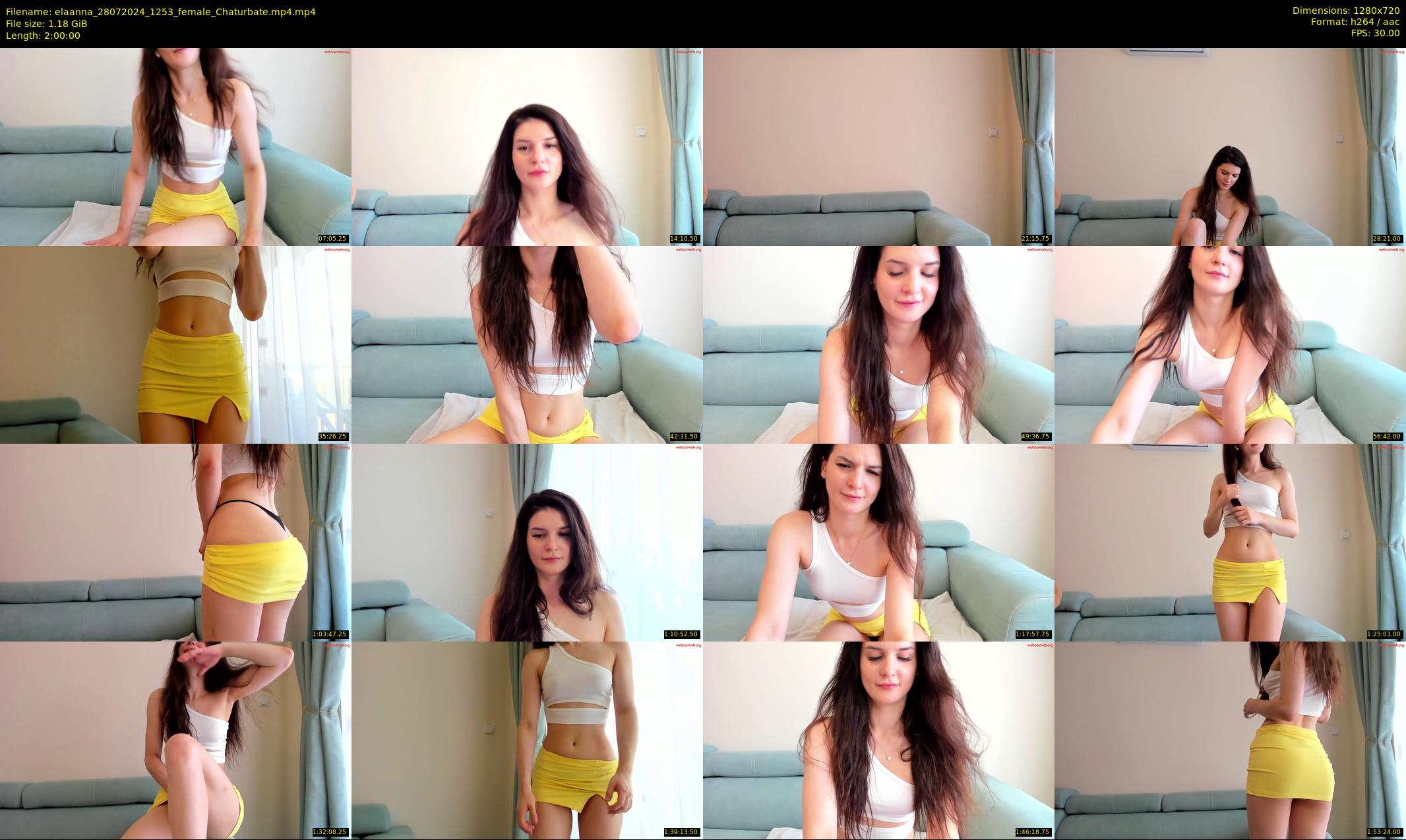 elaanna — 120 minute Chaturbate female cam show recording, 720p, Jul 28, 2024