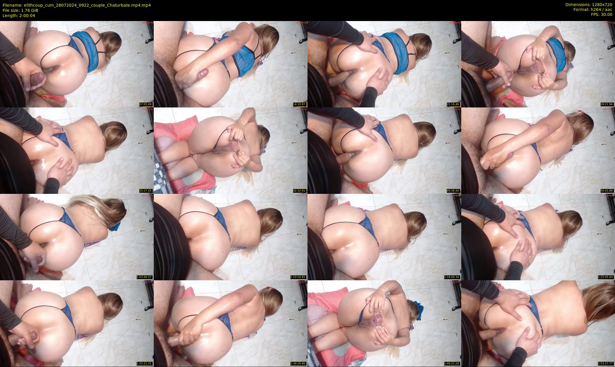 elithcoup_cum — 121 minute Chaturbate couple cam show recording, 720p, Jul 28, 2024