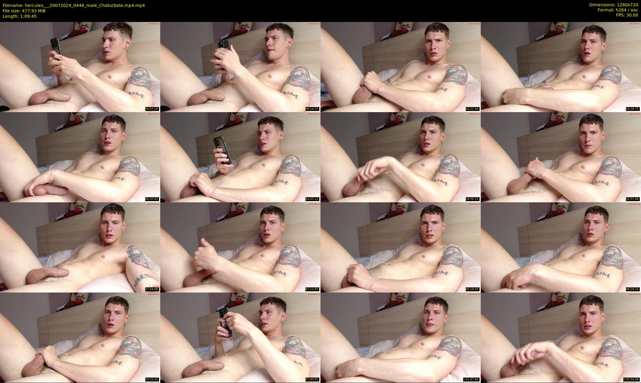hercules__ — 70 minute Chaturbate male cam show recording, 720p, Jul 29, 2024