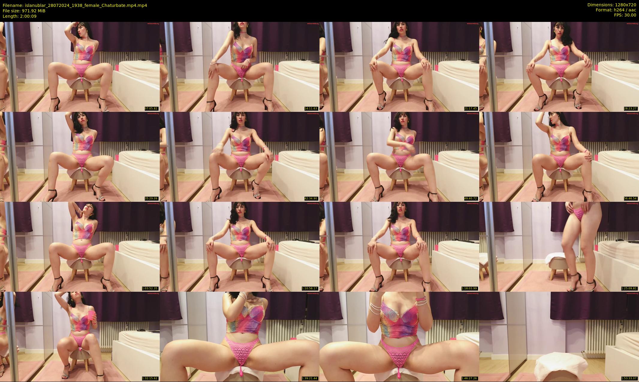 islanublar — 121 minute Chaturbate female cam show recording, 720p, Jul 28, 2024