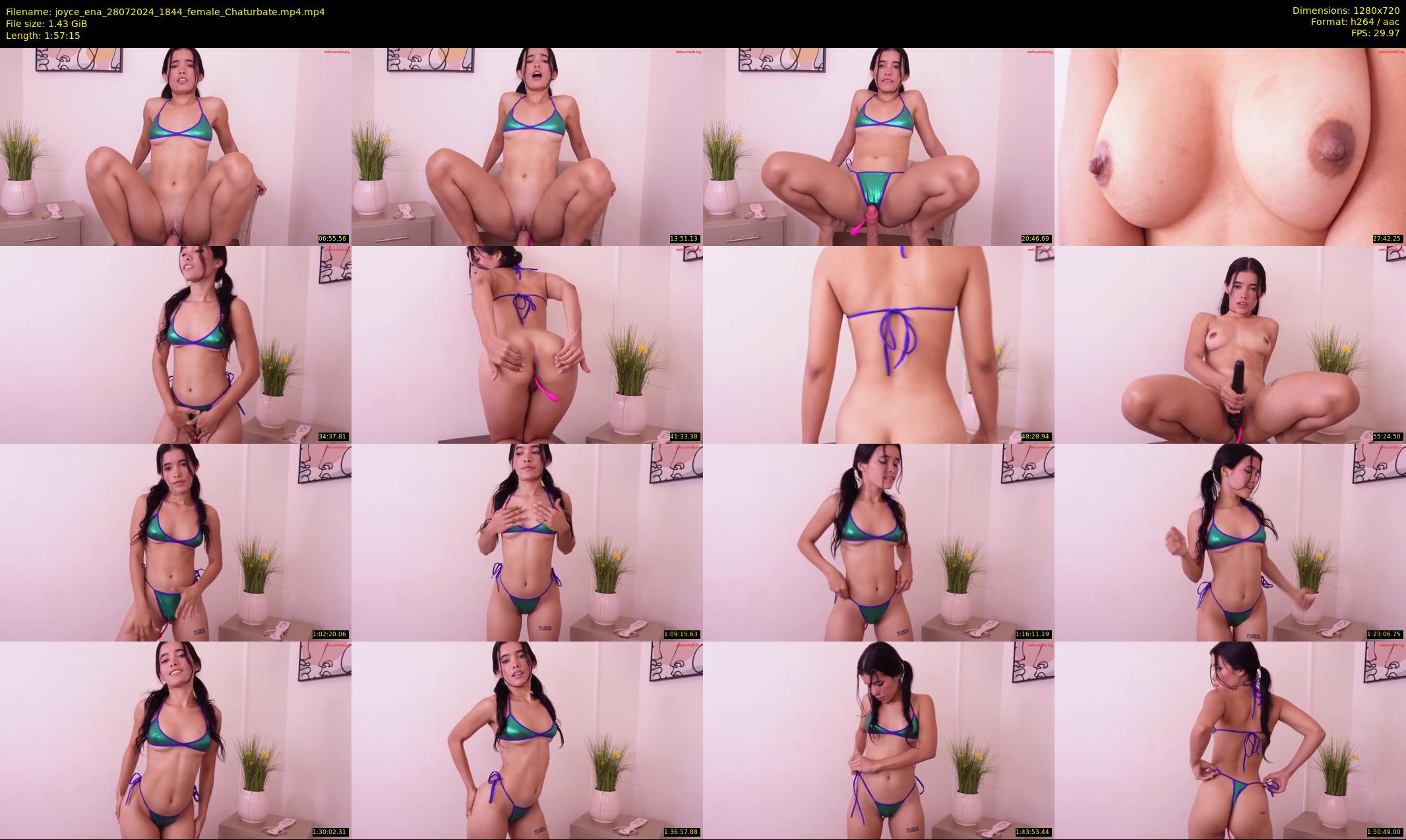 joyce_ena — 118 minute Chaturbate female cam show recording, 720p, Jul 28, 2024