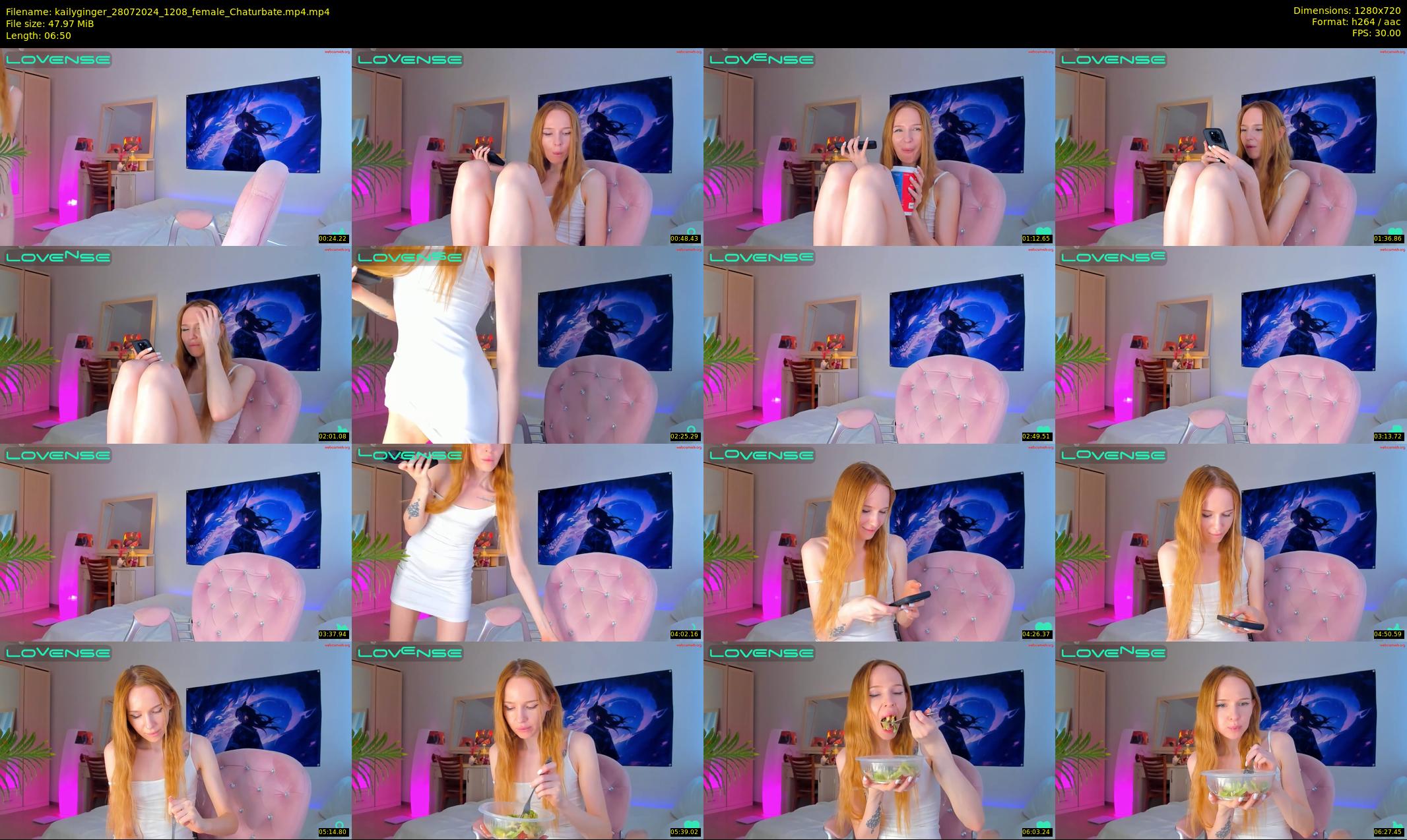 kailyginger — 7 minute Chaturbate female cam show recording, 720p, Jul 28, 2024