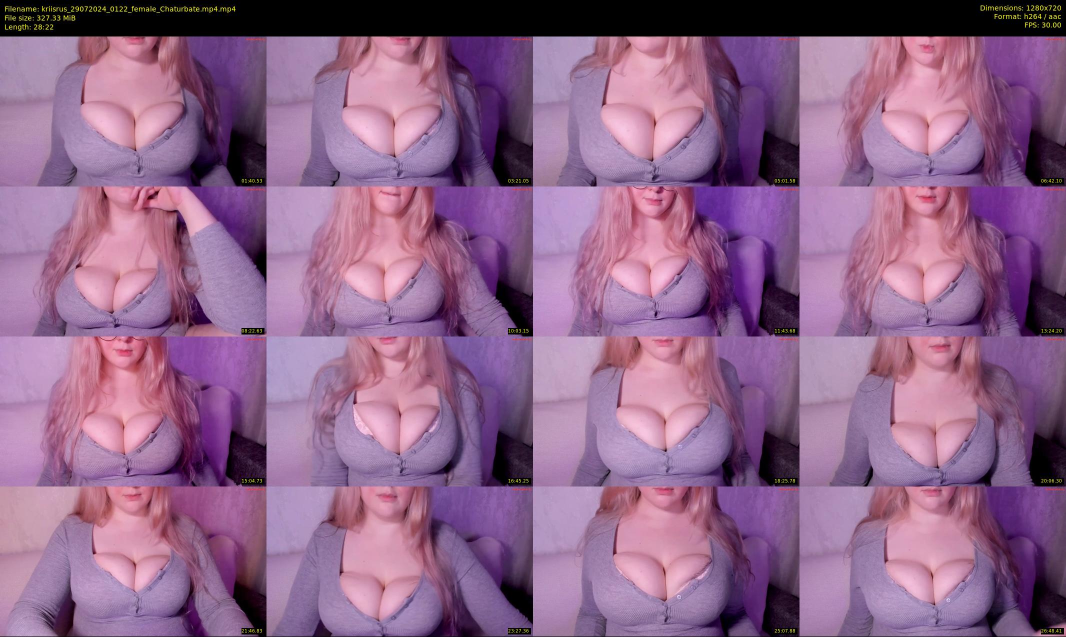 kriisrus — 29 minute Chaturbate female cam show recording, 720p, Jul 29, 2024