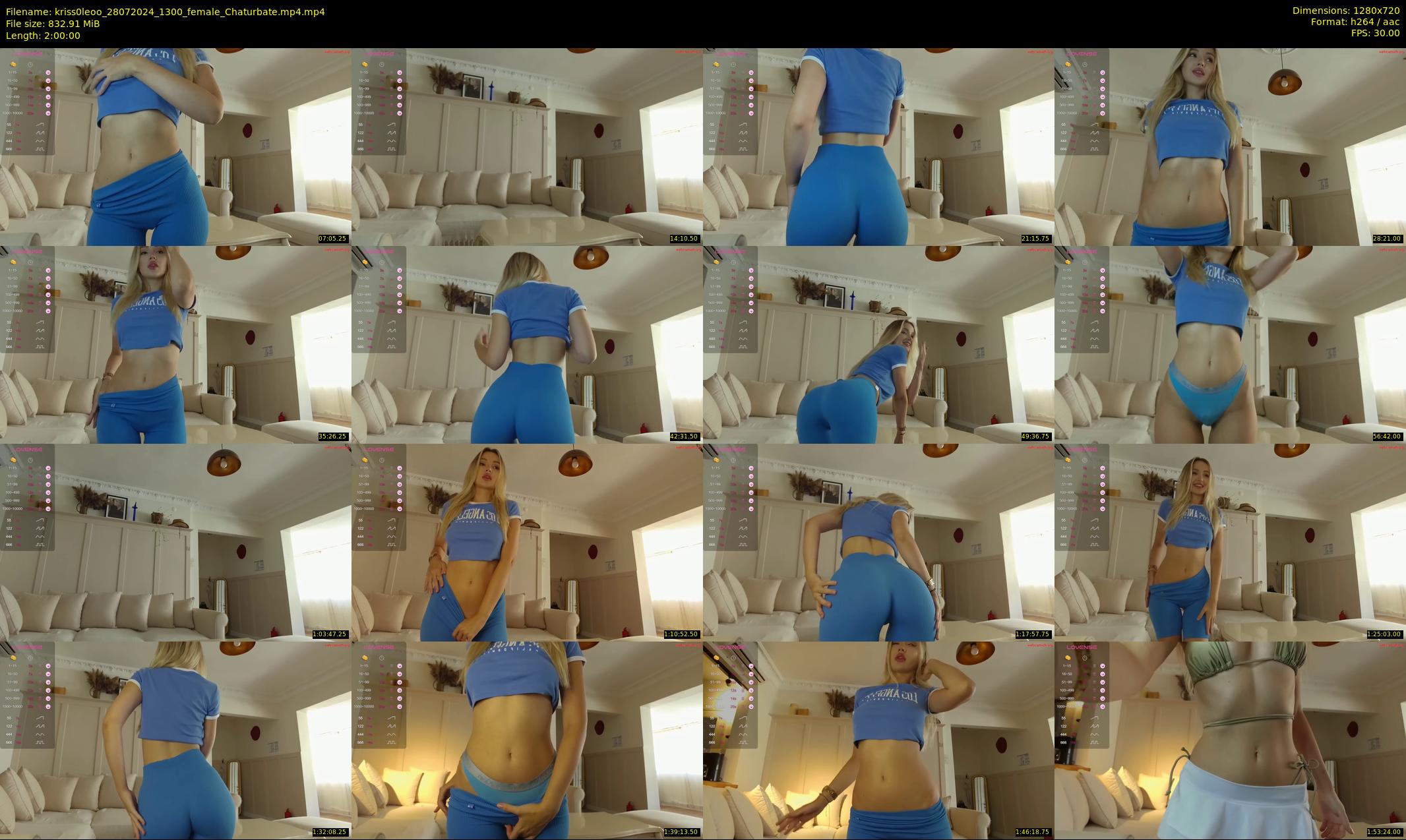 kriss0leoo — 120 minute Chaturbate couple cam show recording, 720p, Jul 28, 2024