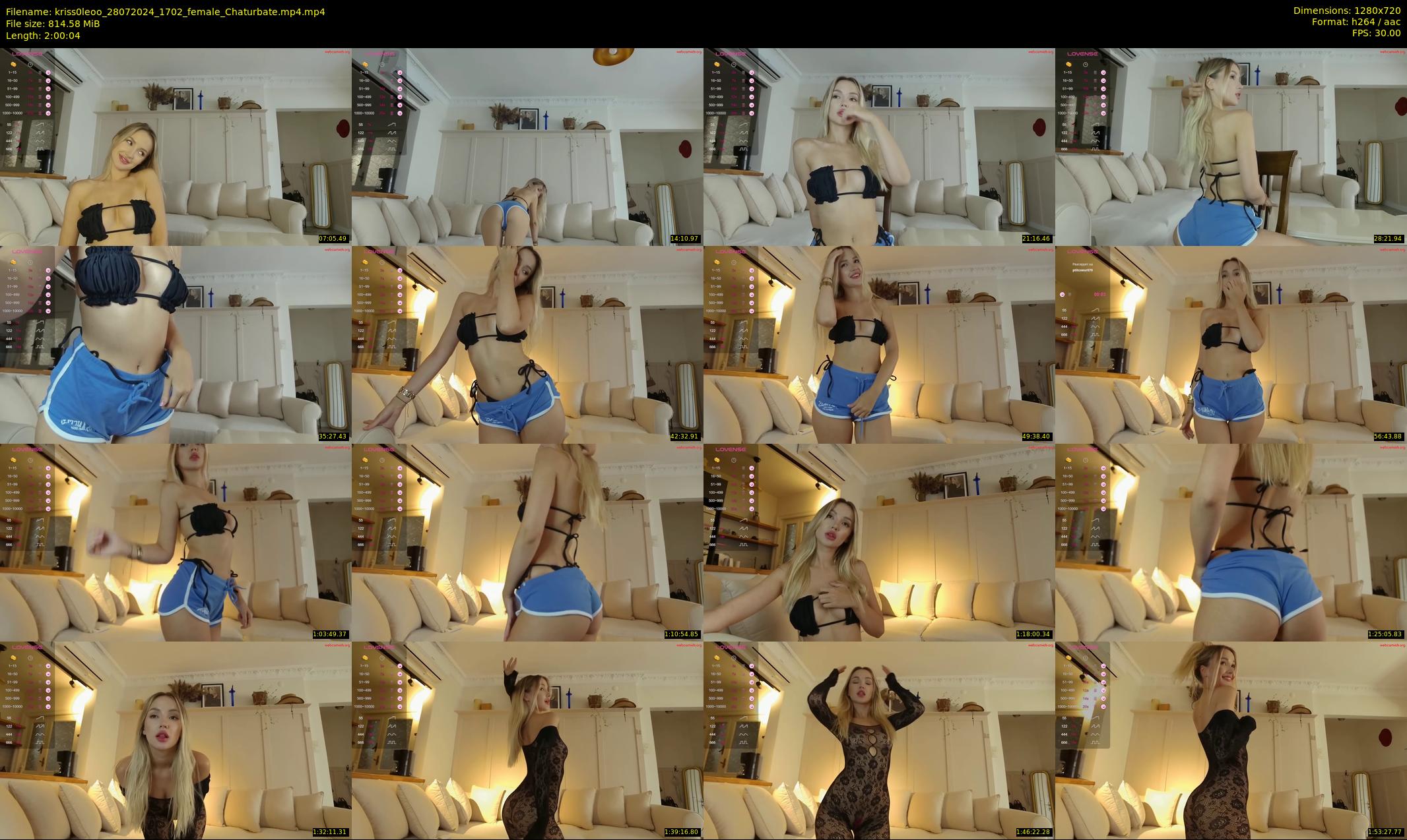 kriss0leoo — 121 minute Chaturbate couple cam show recording, 720p, Jul 28, 2024
