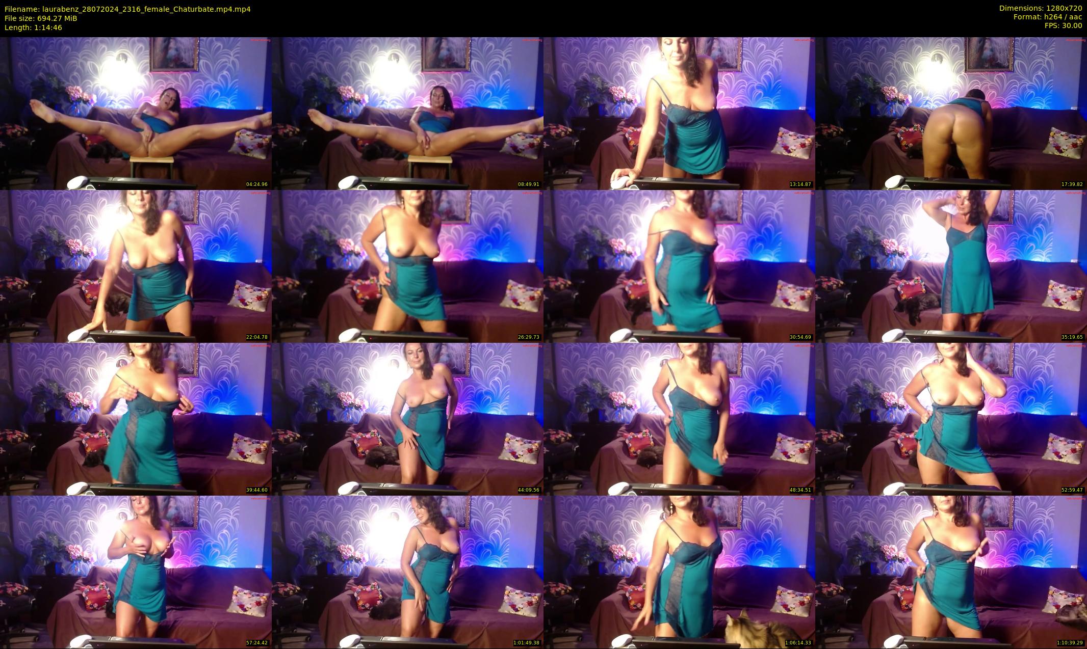 laurabenz — 75 minute Chaturbate female cam show recording, 720p, Jul 28, 2024