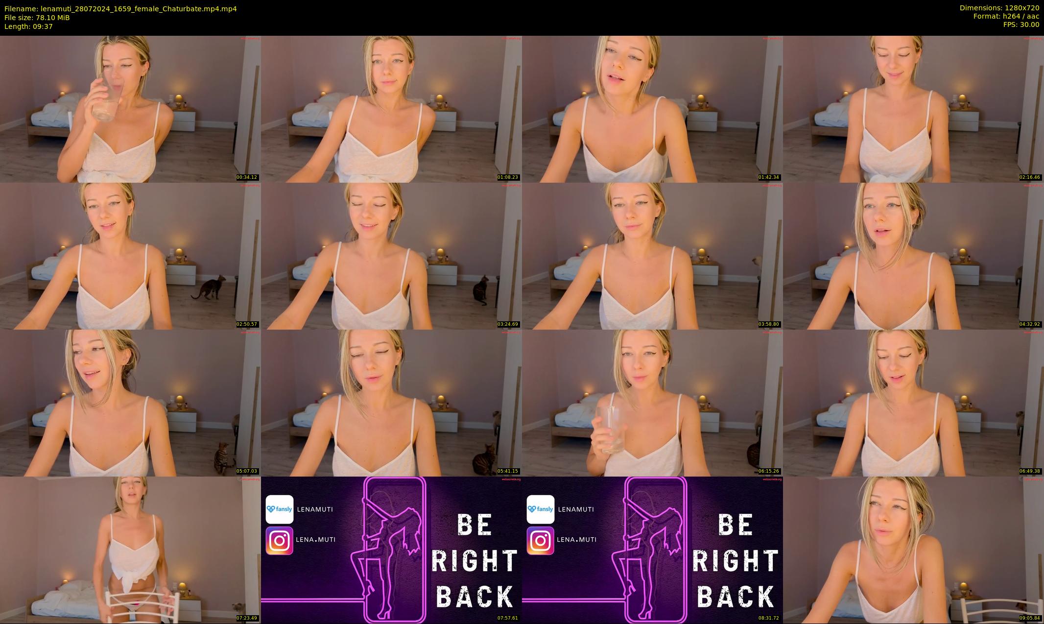 lenamuti — 10 minute Chaturbate female cam show recording, 720p, Jul 28, 2024