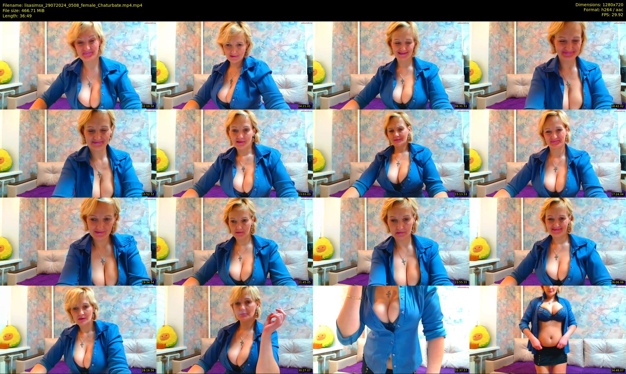 lisasimsx — 37 minute Chaturbate female cam show recording, 720p, Jul 29, 2024