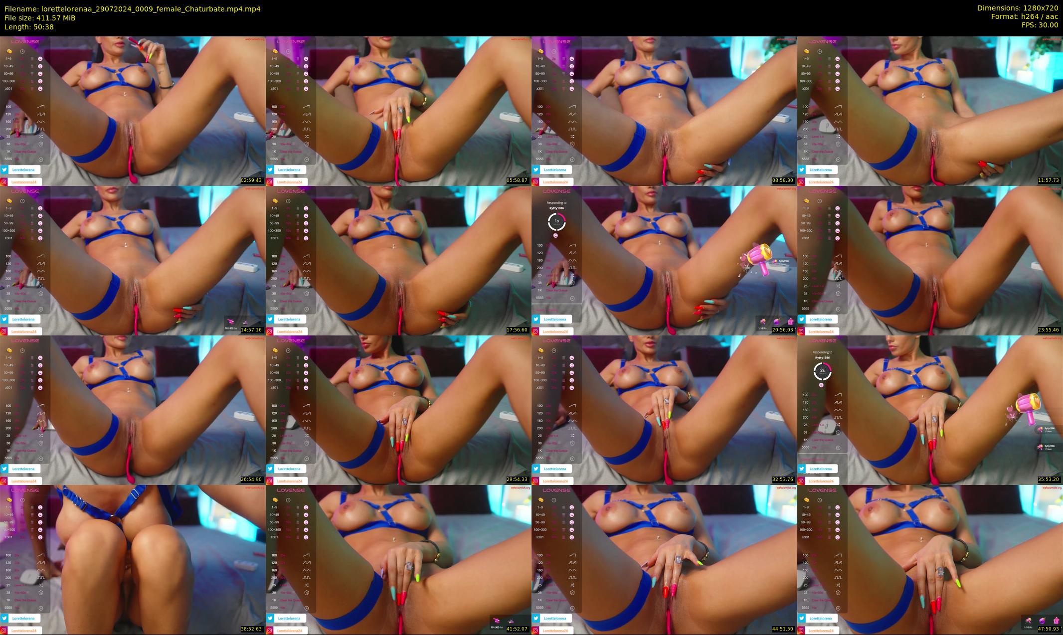 lorettelorenaa — 51 minute Chaturbate female cam show recording, 720p, Jul 29, 2024