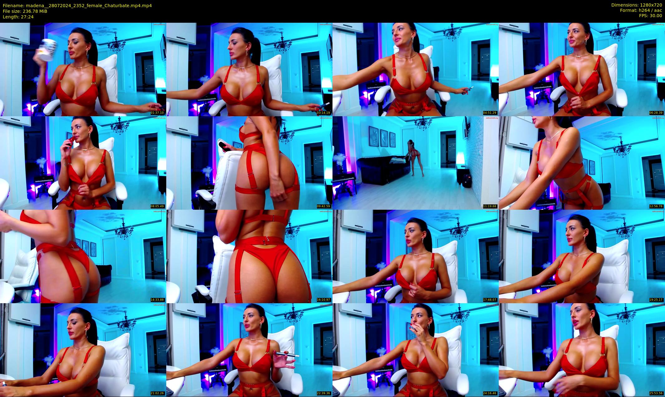 madena_ — 28 minute Chaturbate female cam show recording, 720p, Jul 28, 2024