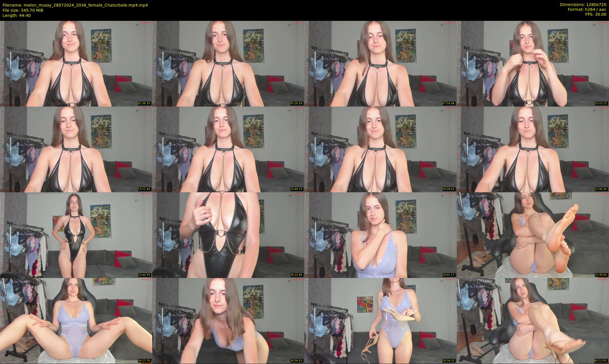 melon_mussy — 45 minute Chaturbate female cam show recording, 720p, Jul 28, 2024
