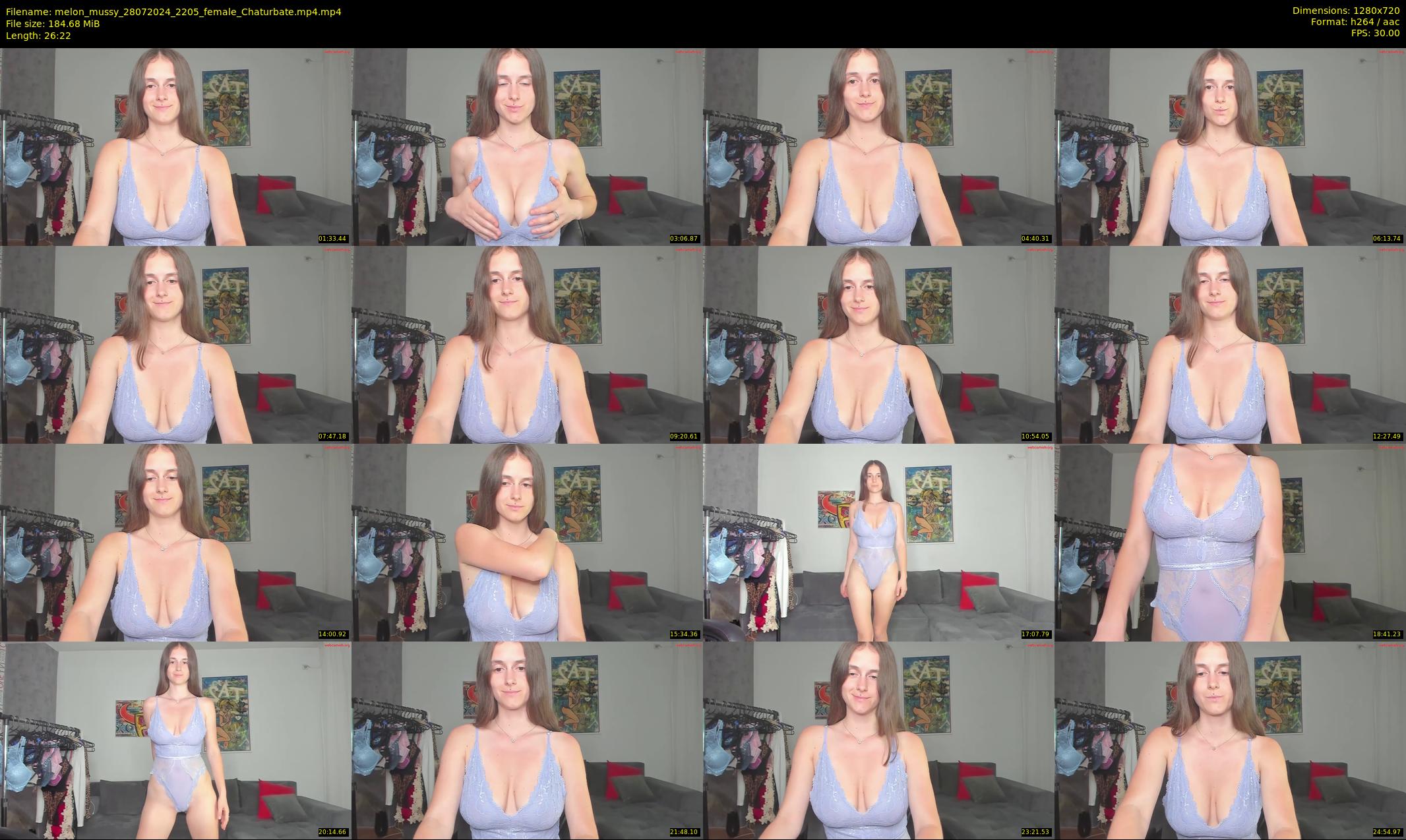 melon_mussy — 27 minute Chaturbate female cam show recording, 720p, Jul 28, 2024