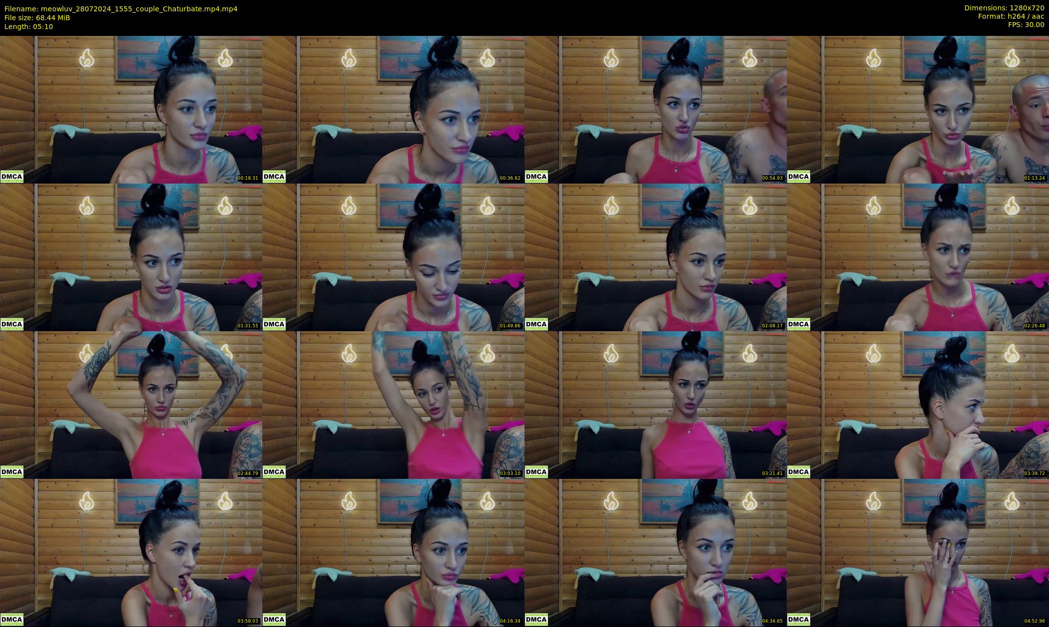 meowluv — 6 minute Chaturbate couple cam show recording, 720p, Jul 28, 2024
