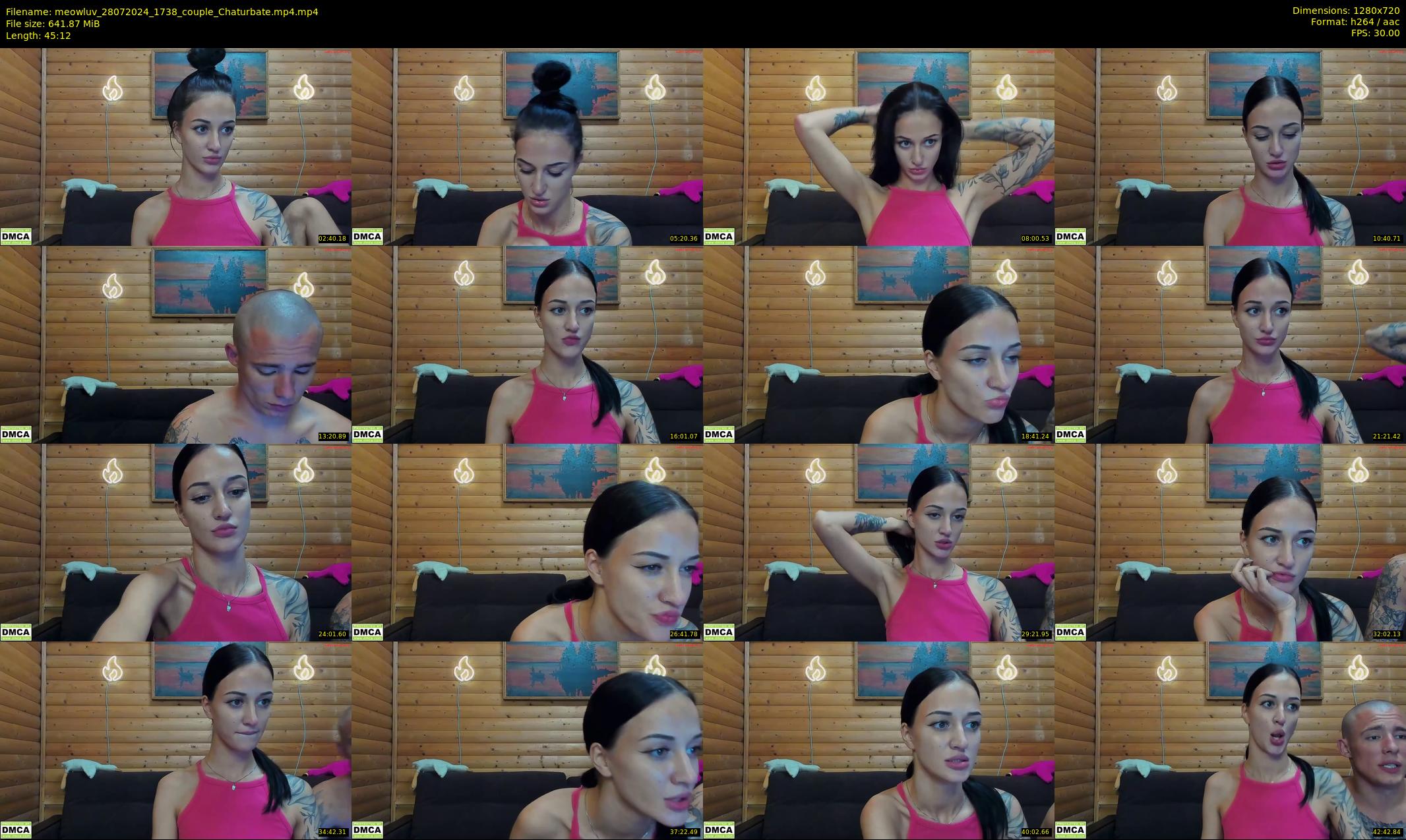 meowluv — 46 minute Chaturbate couple cam show recording, 720p, Jul 28, 2024