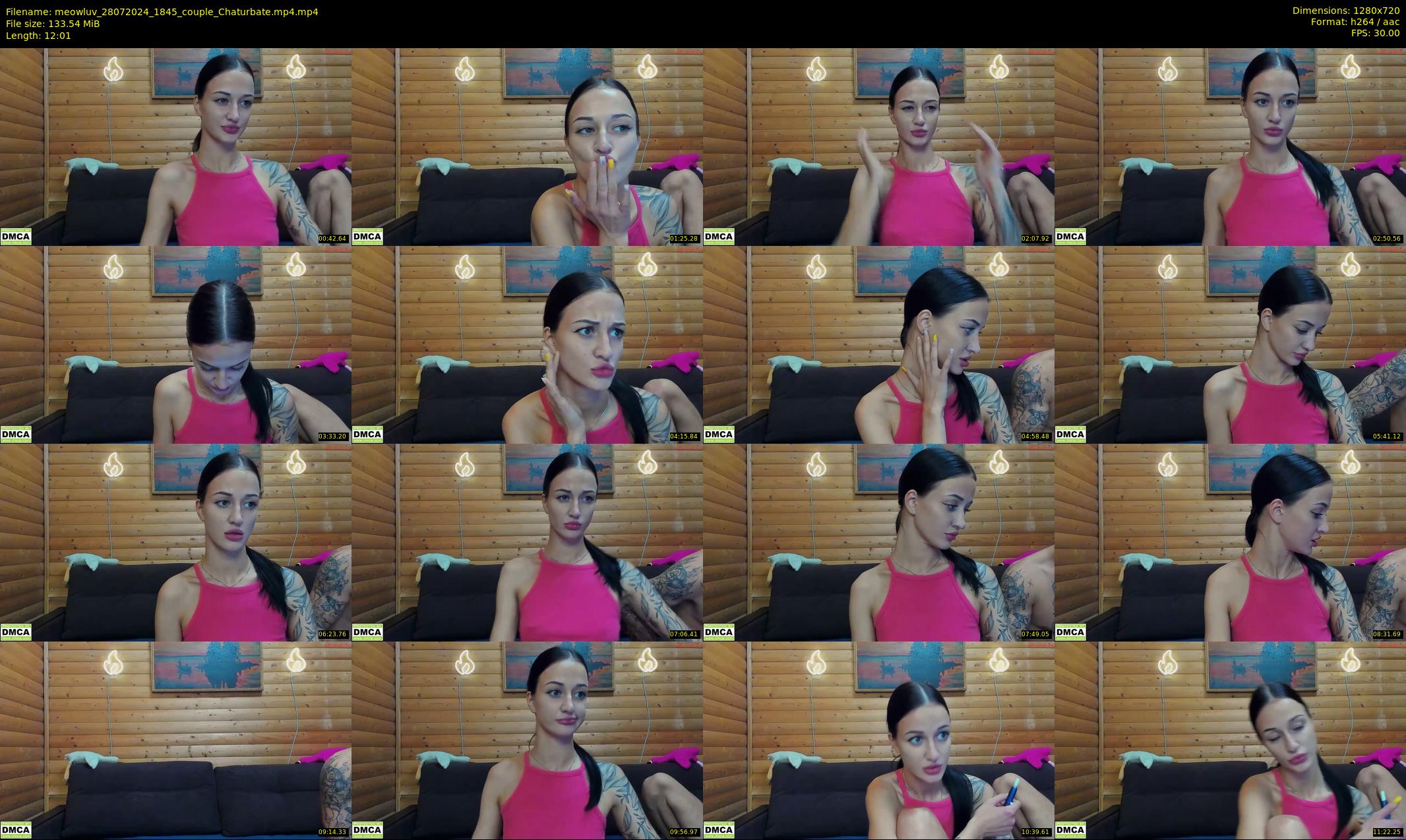 meowluv — 13 minute Chaturbate couple cam show recording, 720p, Jul 28, 2024