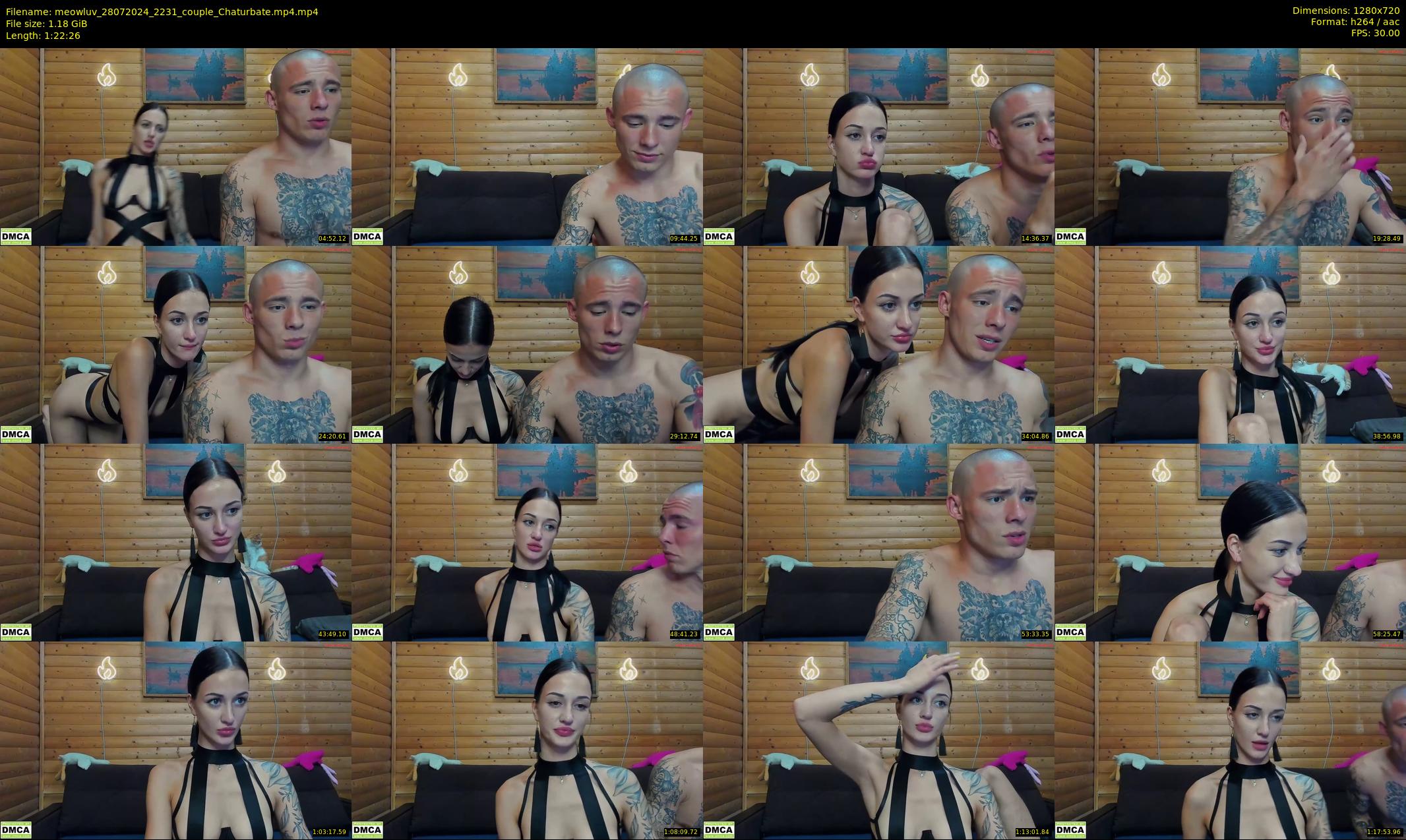 meowluv — 83 minute Chaturbate couple cam show recording, 720p, Jul 28, 2024