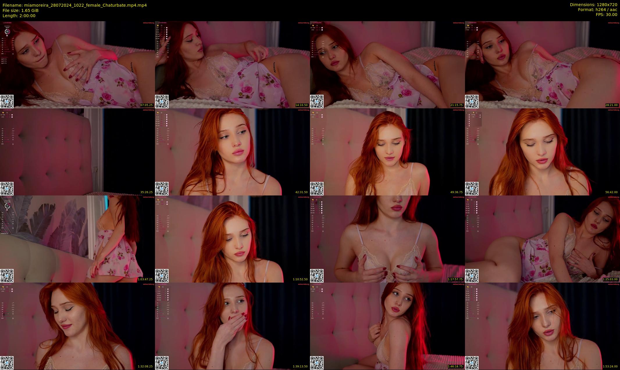 miamoreira — 120 minute Chaturbate female cam show recording, 720p, Jul 28, 2024
