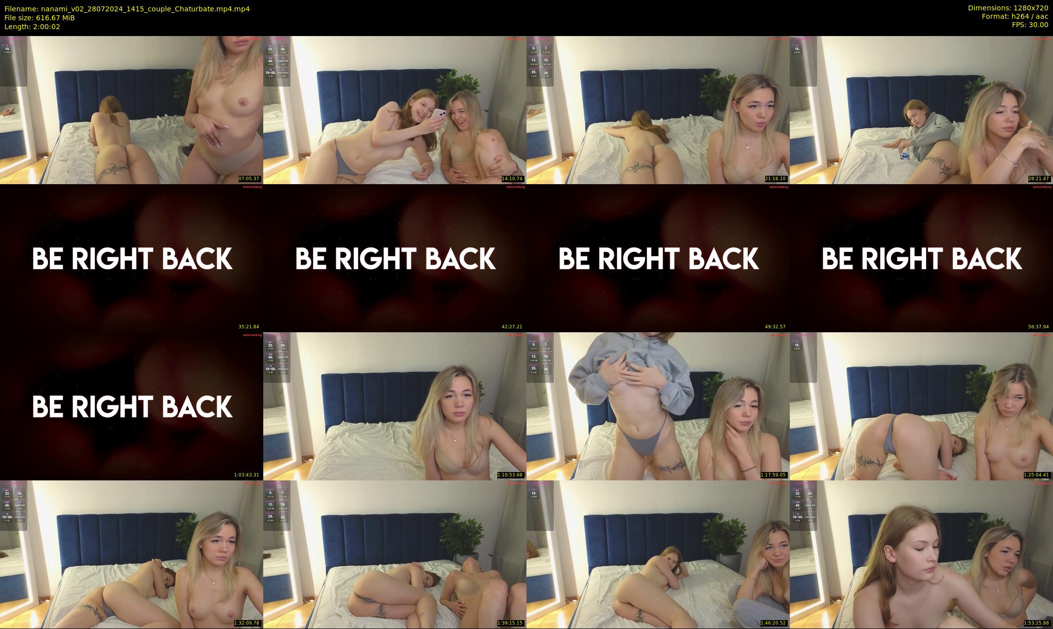 nanami_v02 — 121 minute Chaturbate couple cam show recording, 720p, Jul 28, 2024
