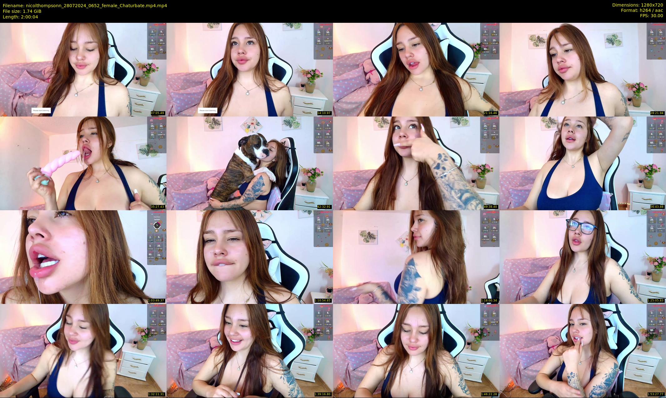nicolthompsonn — 121 minute Chaturbate female cam show recording, 720p, Jul 28, 2024