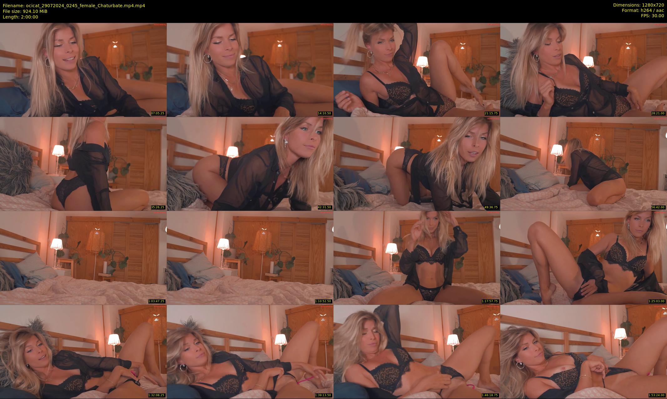 ocicat — 120 minute Chaturbate female cam show recording, 720p, Jul 29, 2024