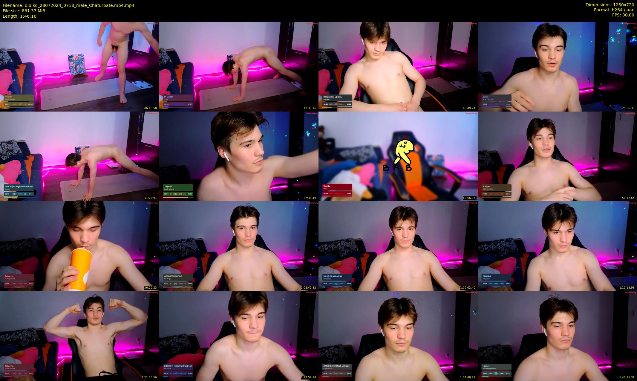 ololkd — 107 minute Chaturbate male cam show recording, 720p, Jul 28, 2024