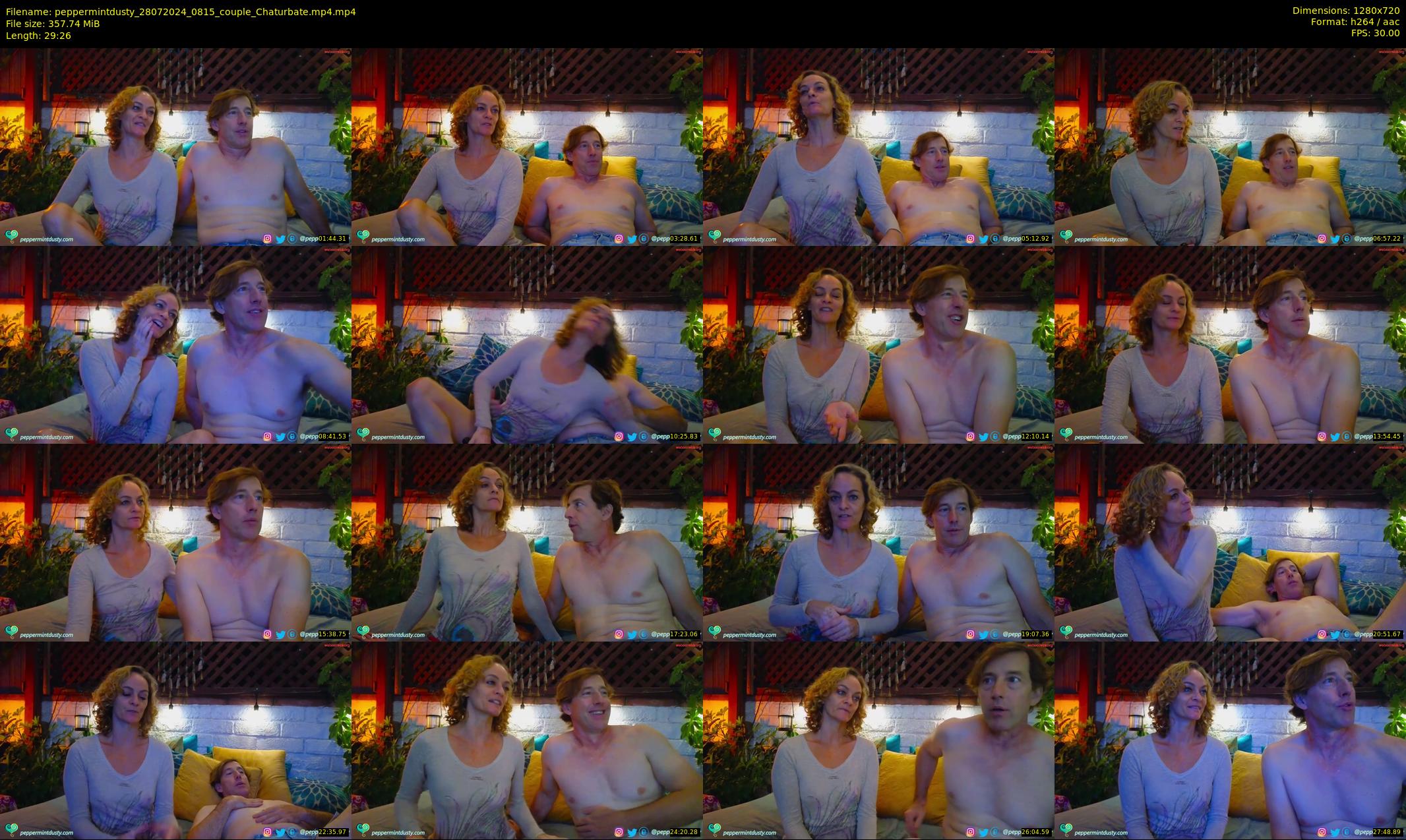 peppermintdusty — 30 minute Chaturbate couple cam show recording, 720p, Jul 28, 2024
