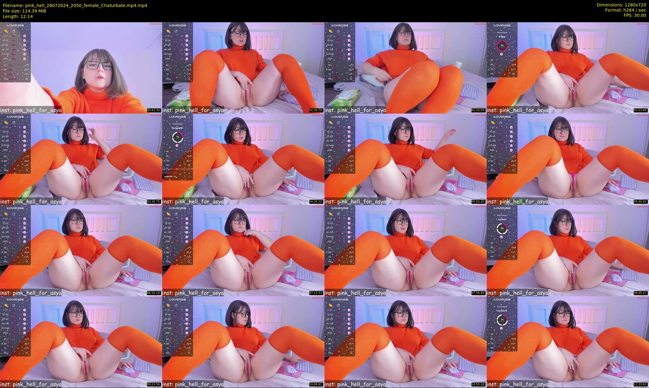 pink_hell — 13 minute Chaturbate female cam show recording, 720p, Jul 28, 2024
